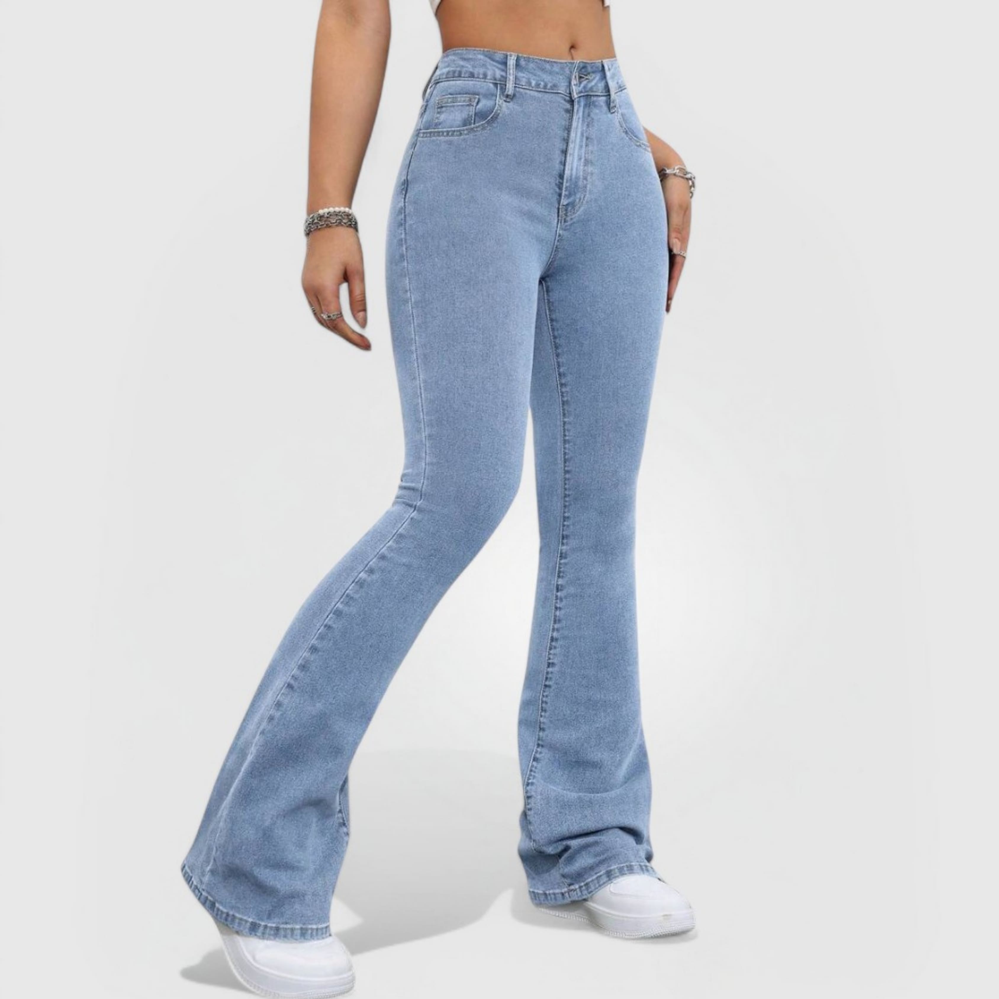 The Everyday Flare Jeans - Blue