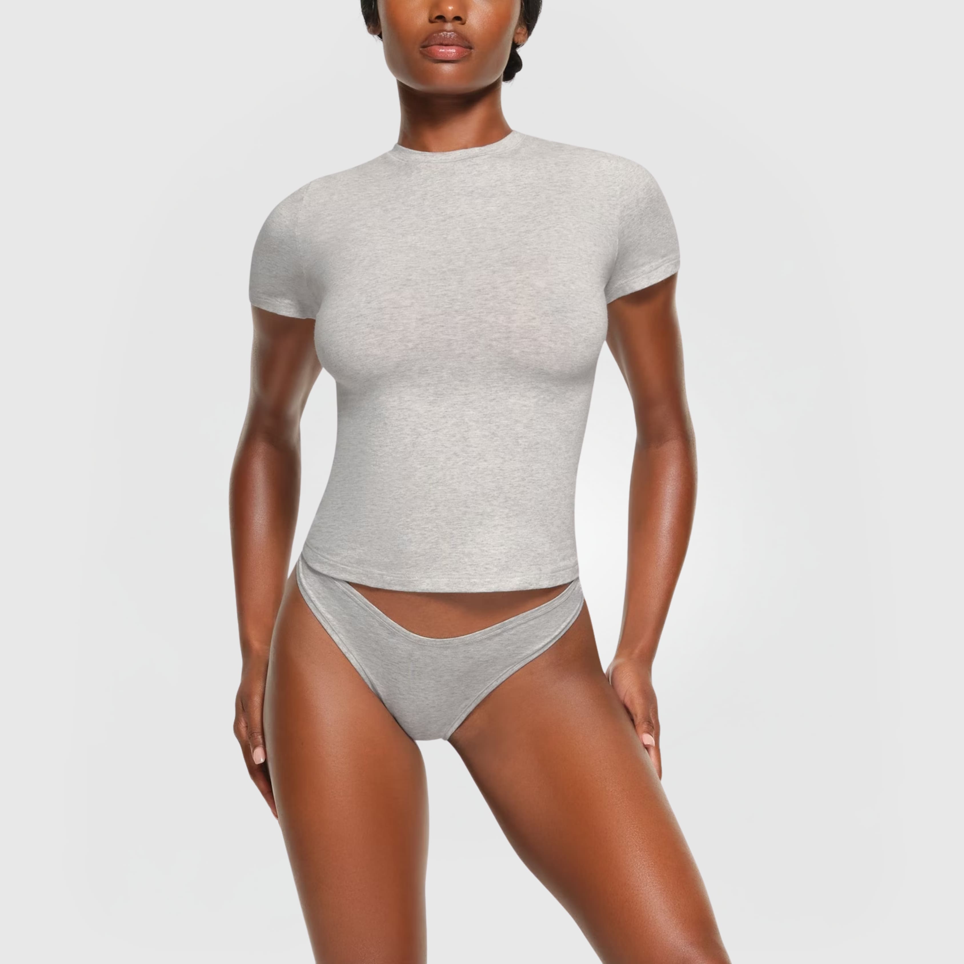 Nord Short Sleeve Top - Grey