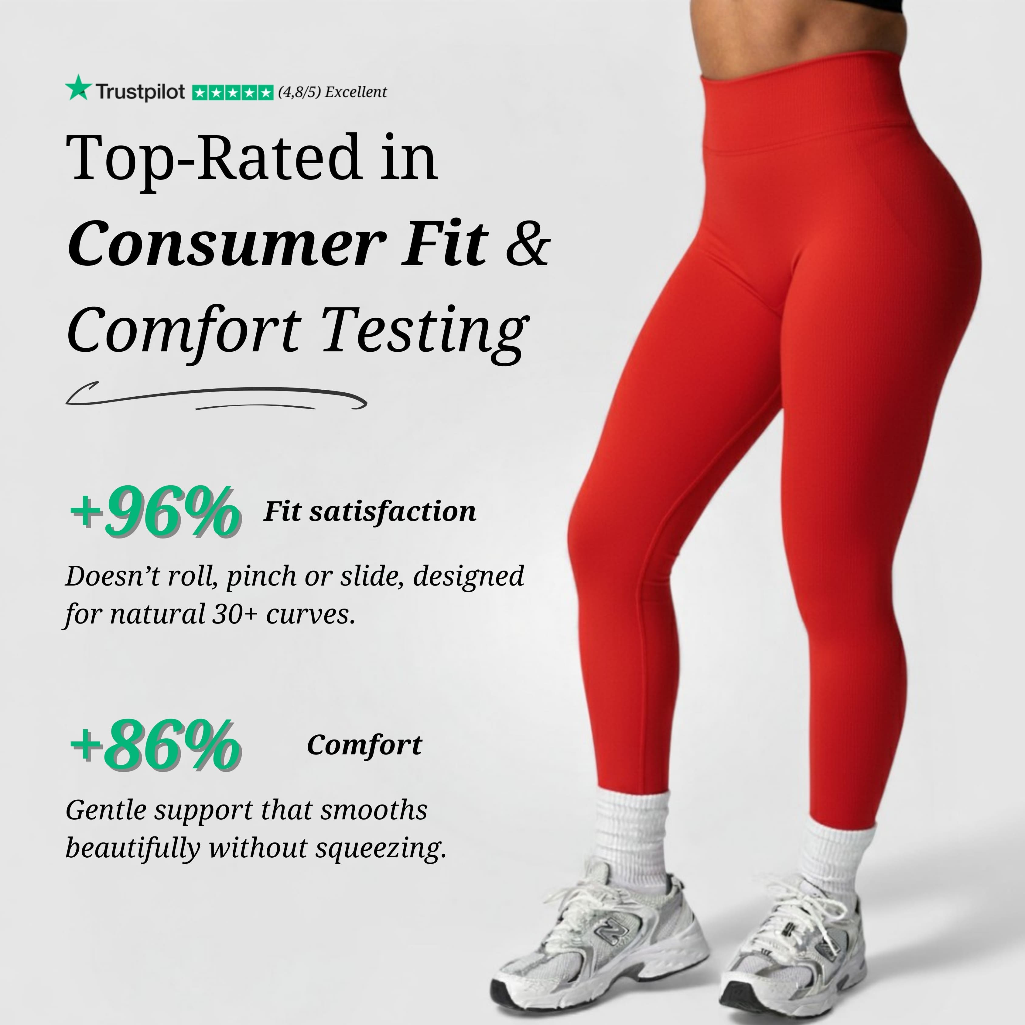 AIMEA Sculpt Leggings - Red