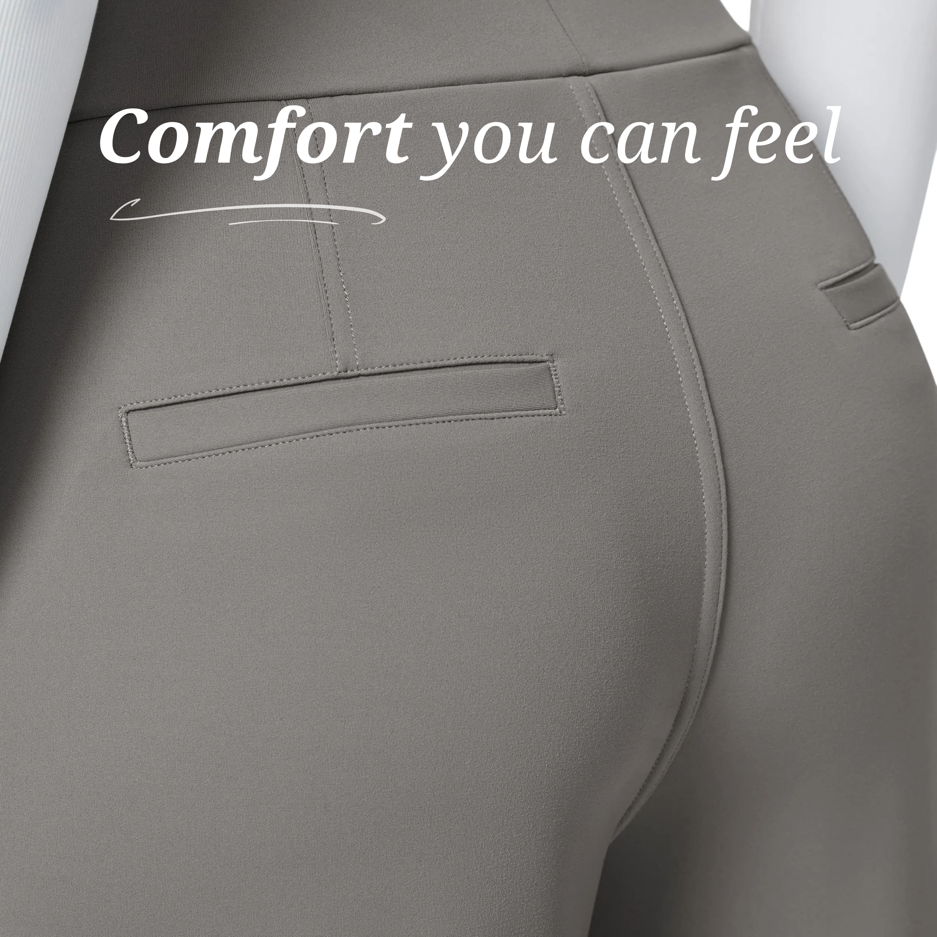 Essential Flex Work Trousers - Grey