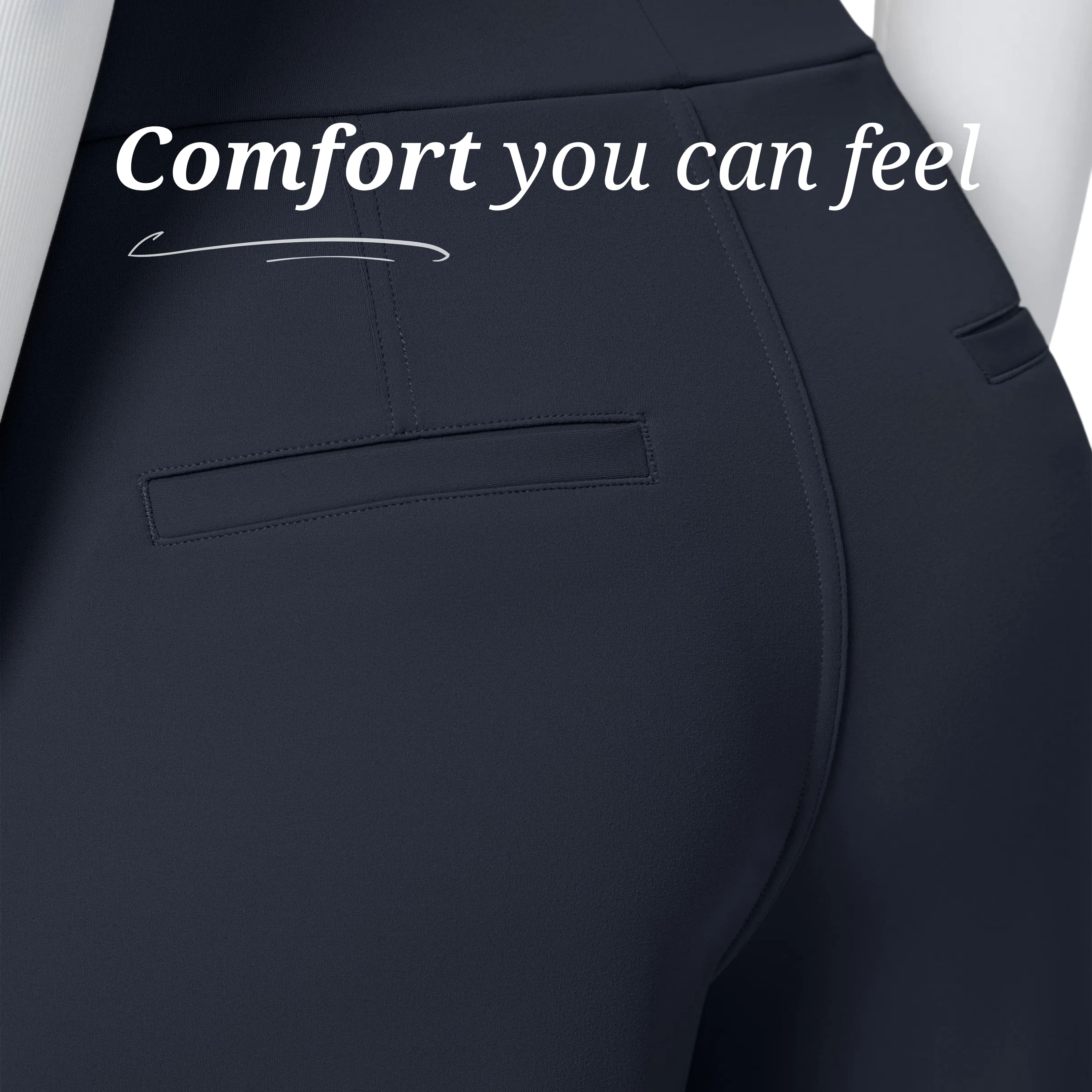 Essential Flex Work Trousers - Blue