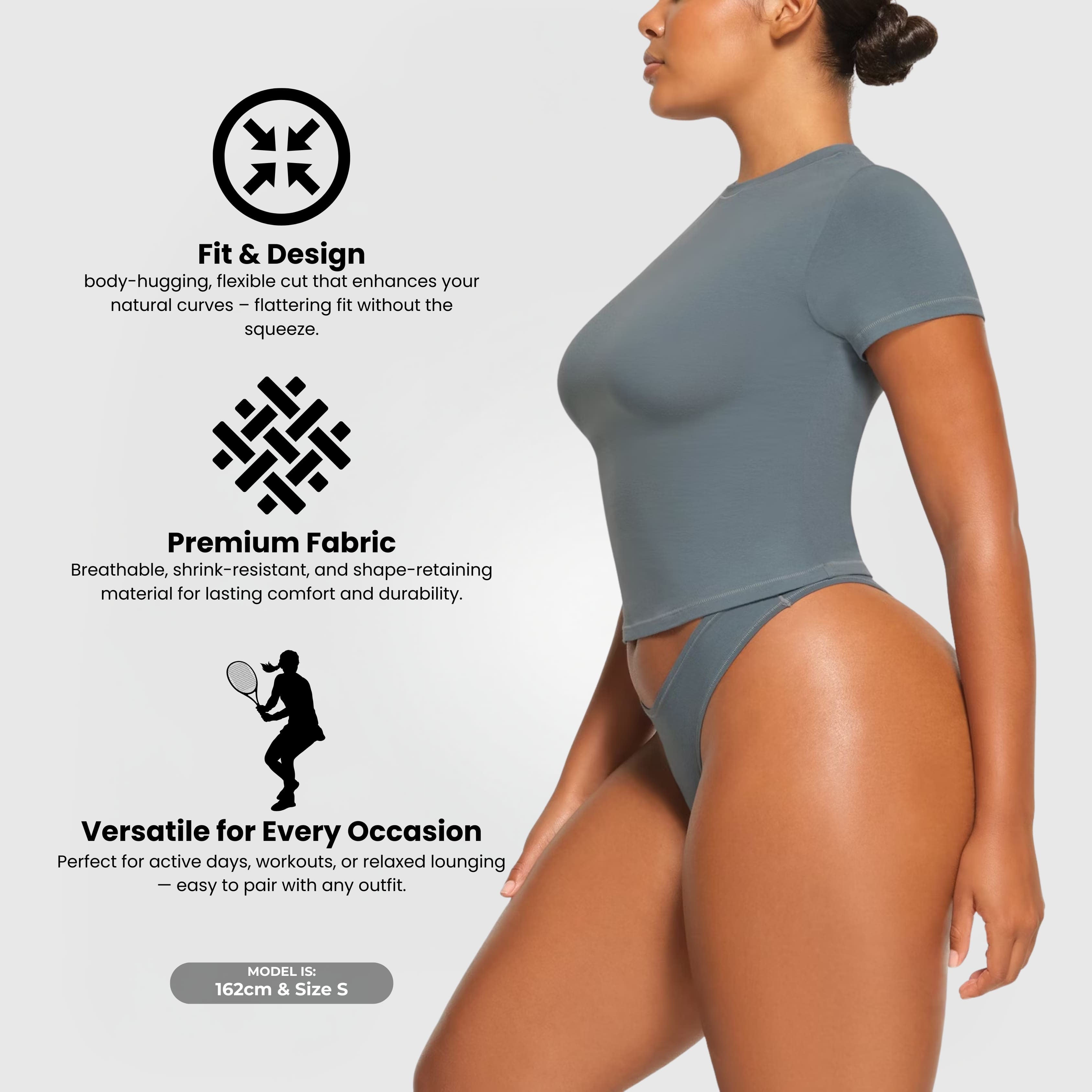 Nord Short Sleeve Top - Blue