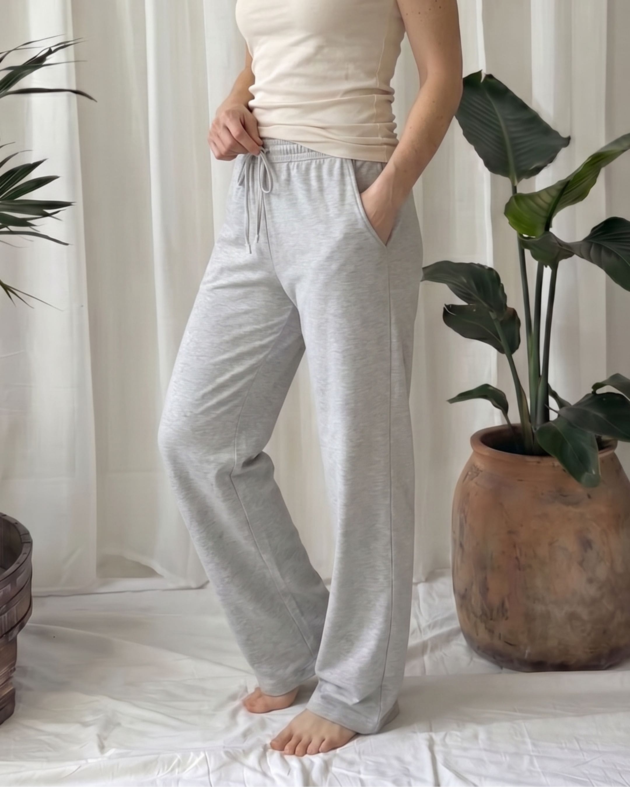 Fleece™ Verkkarit – Harmaa