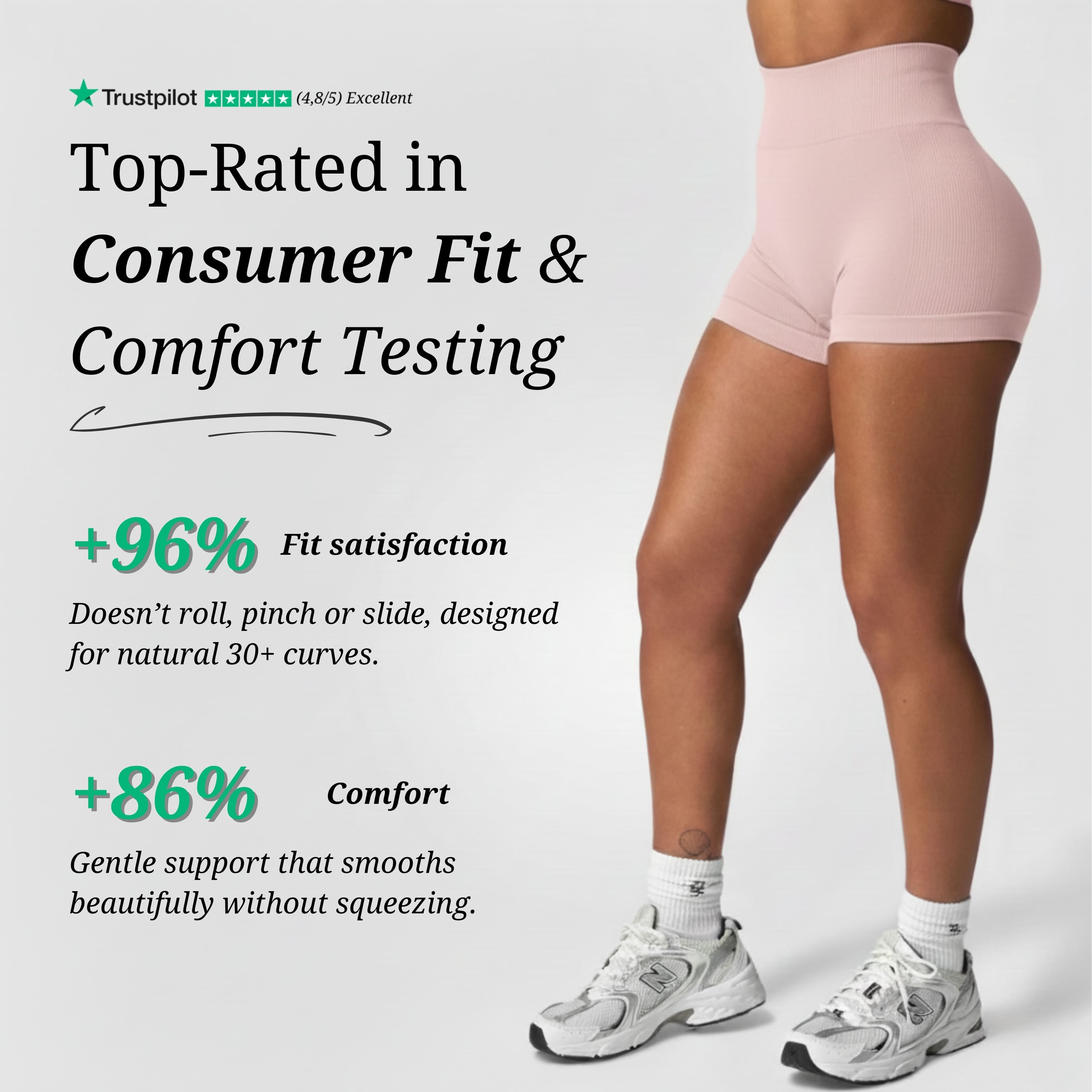 Seamless Shorts - Pink