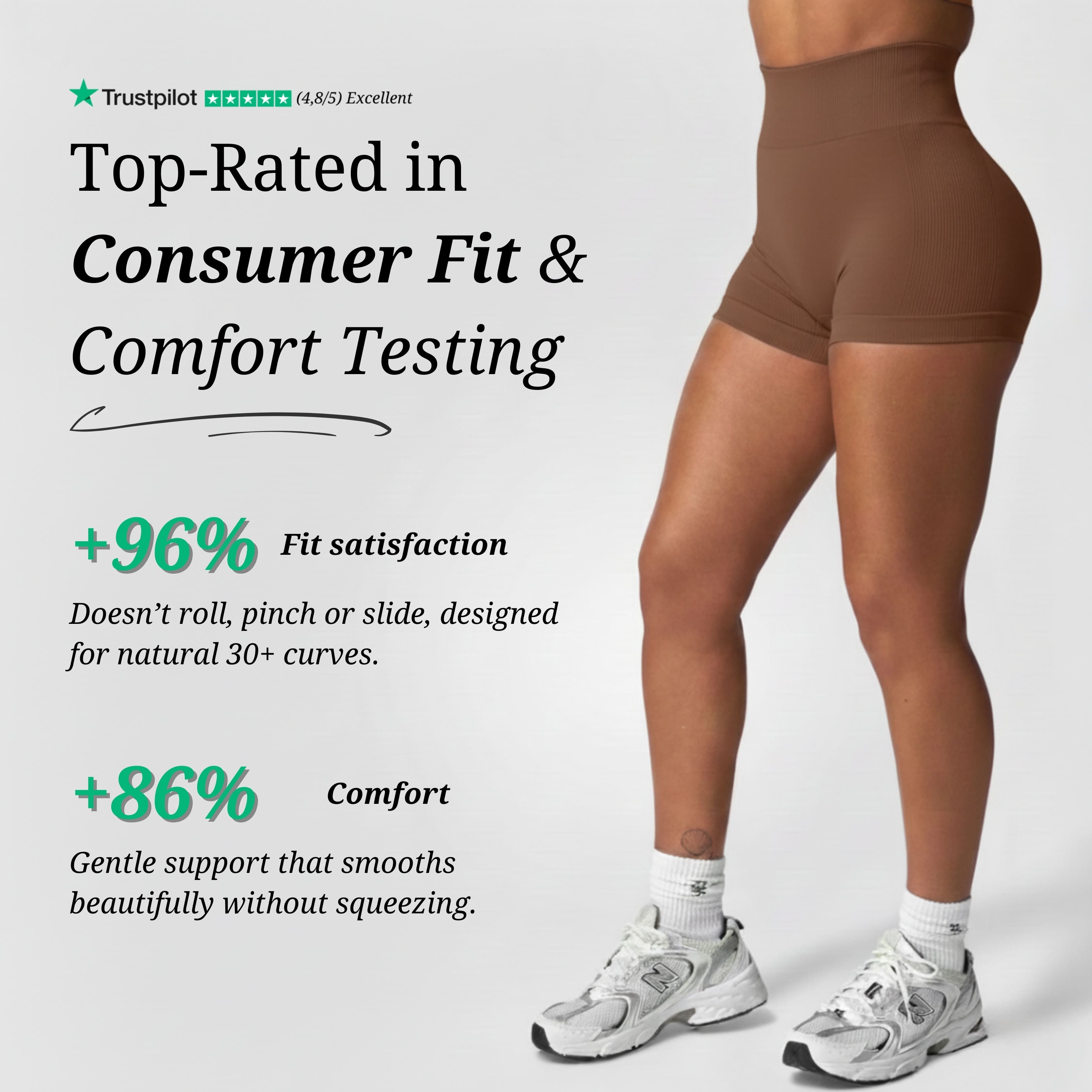 Seamless Shorts - Mocha