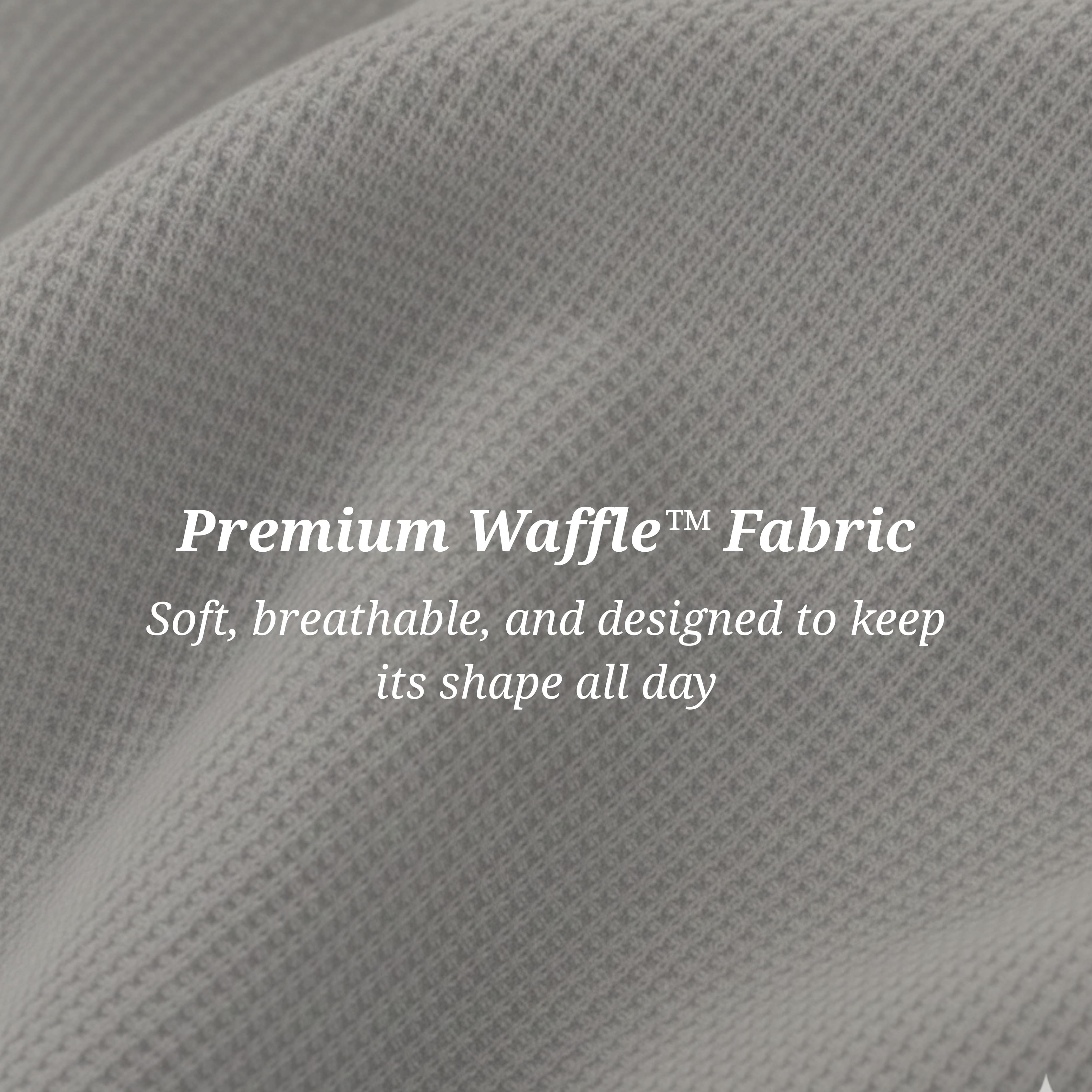 The Effortless Waffle Trouser - Grey