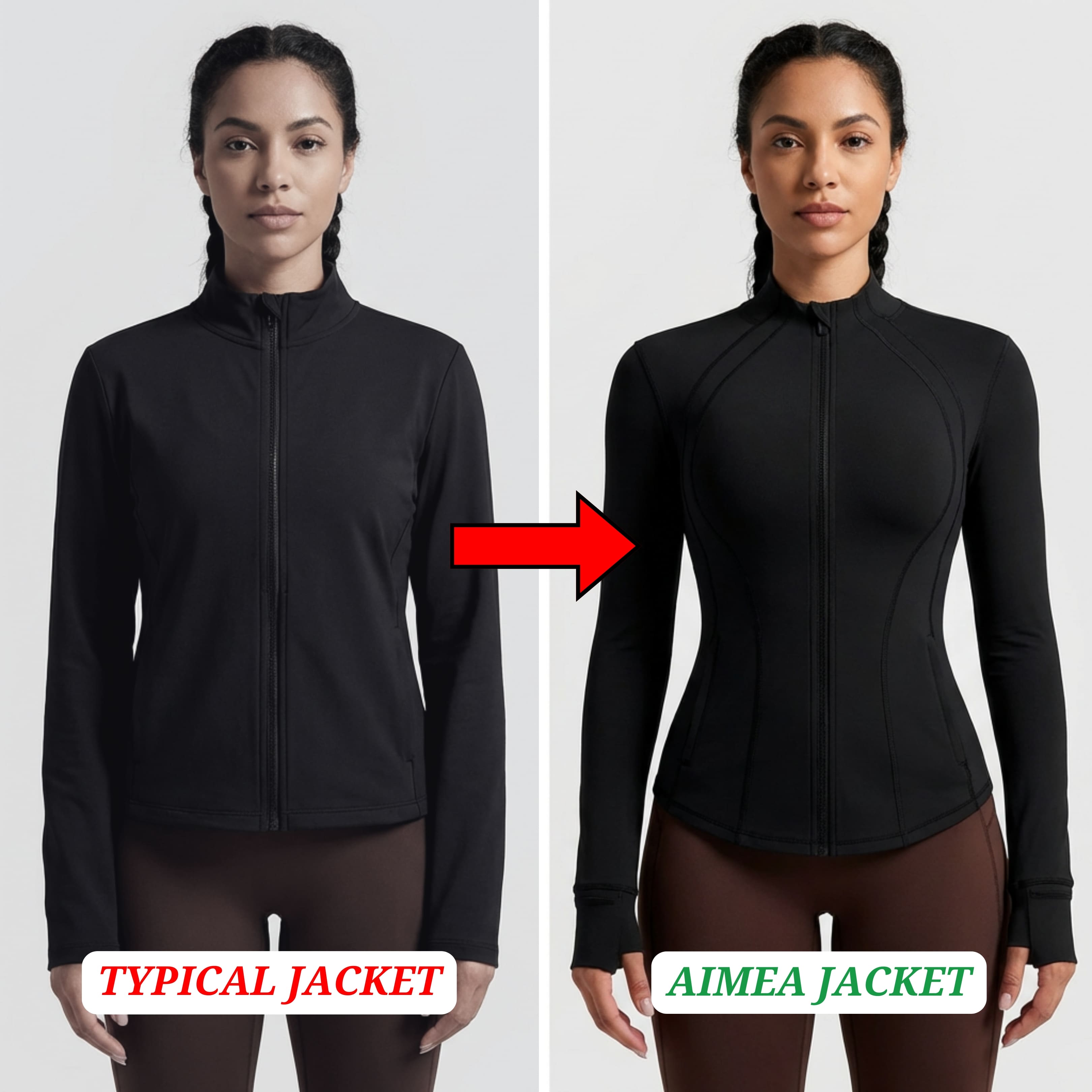 Aimea Snatched Jacket - Black