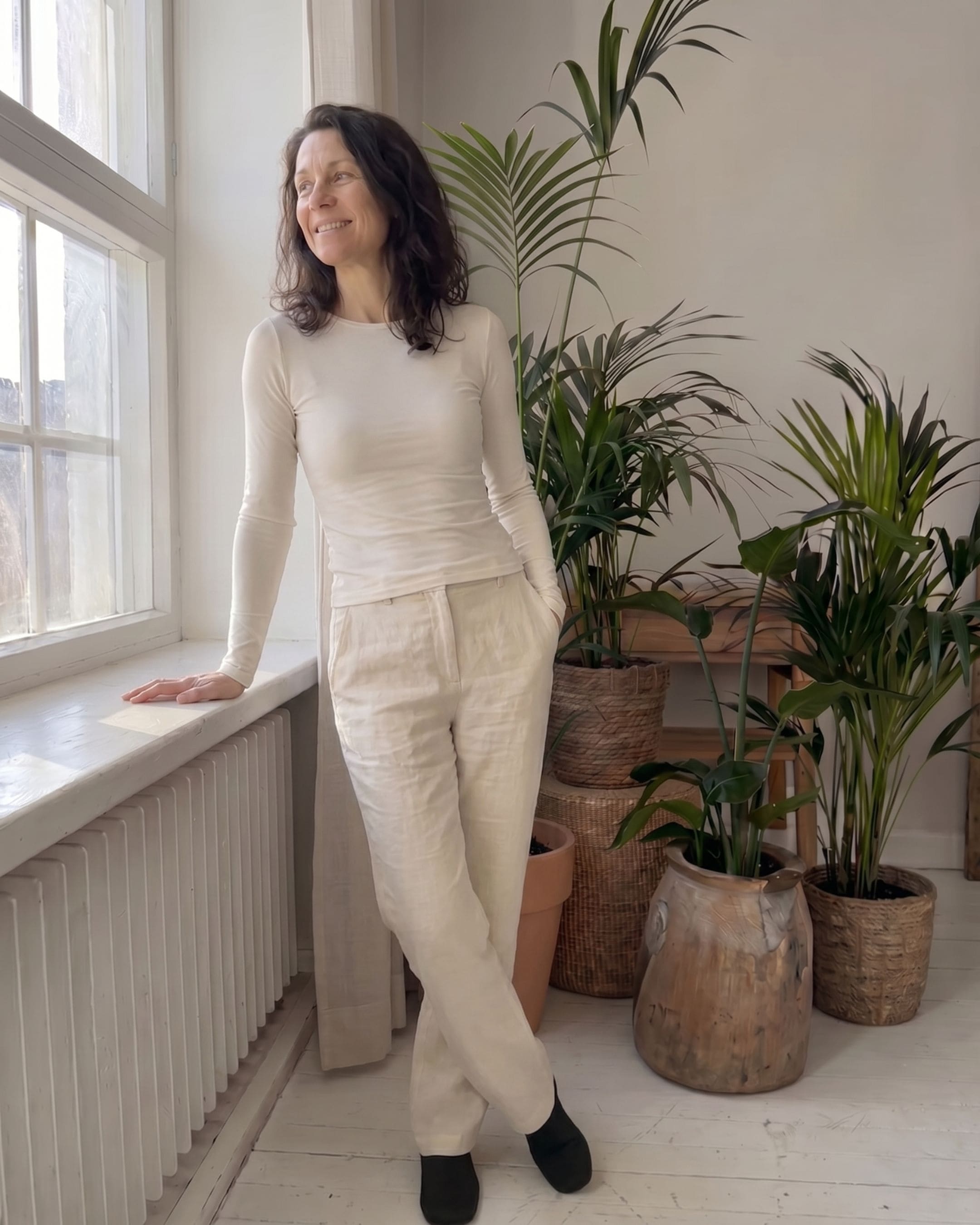 Nord Long Sleeve Top - Valkoinen