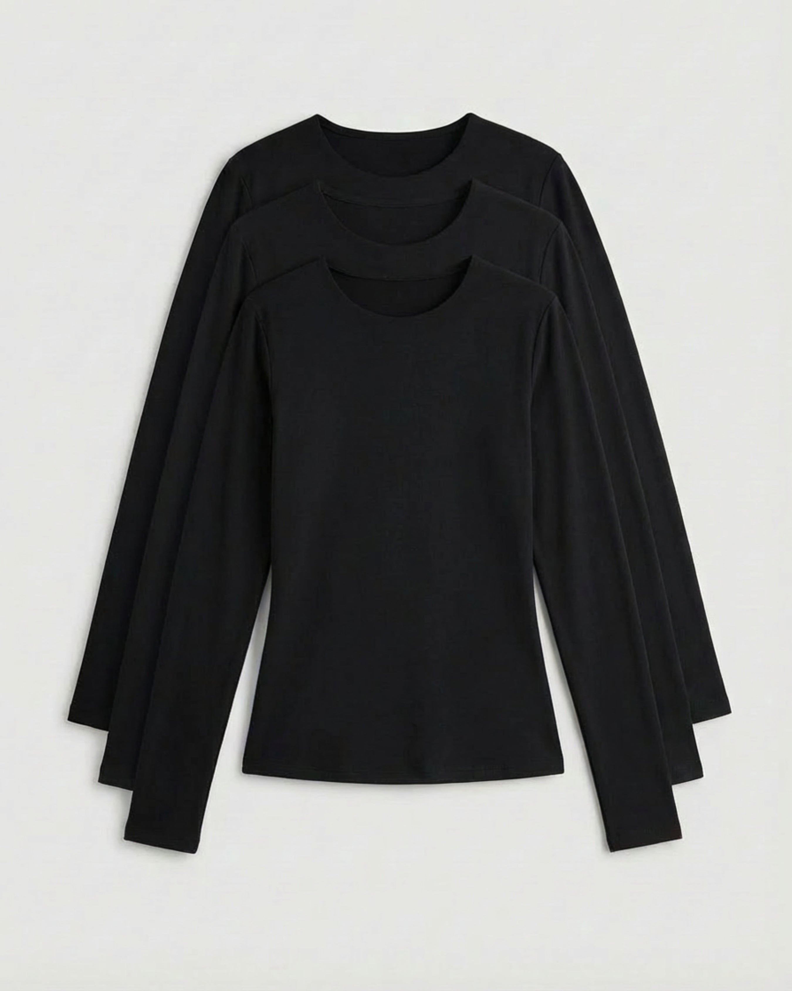 3x AIMEA BodySoft™ Long Sleeve - Black/Black/Black