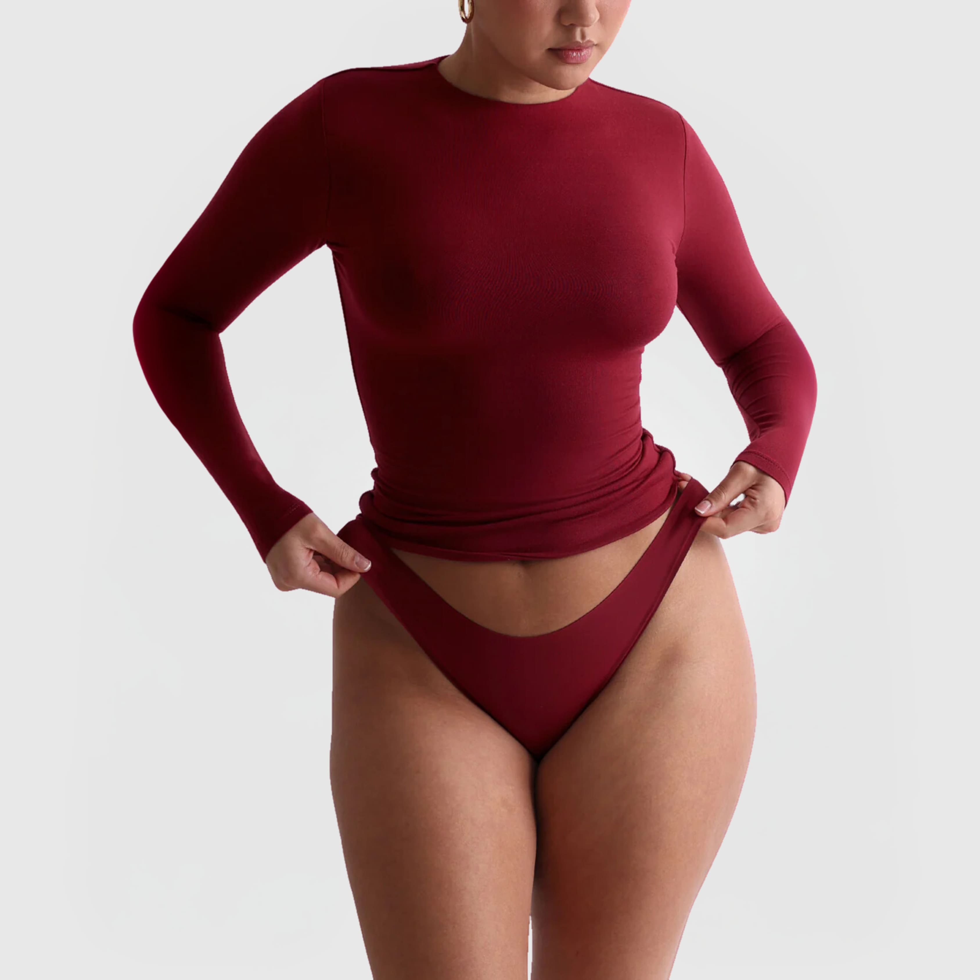 Nord Long Sleeve Top - Red