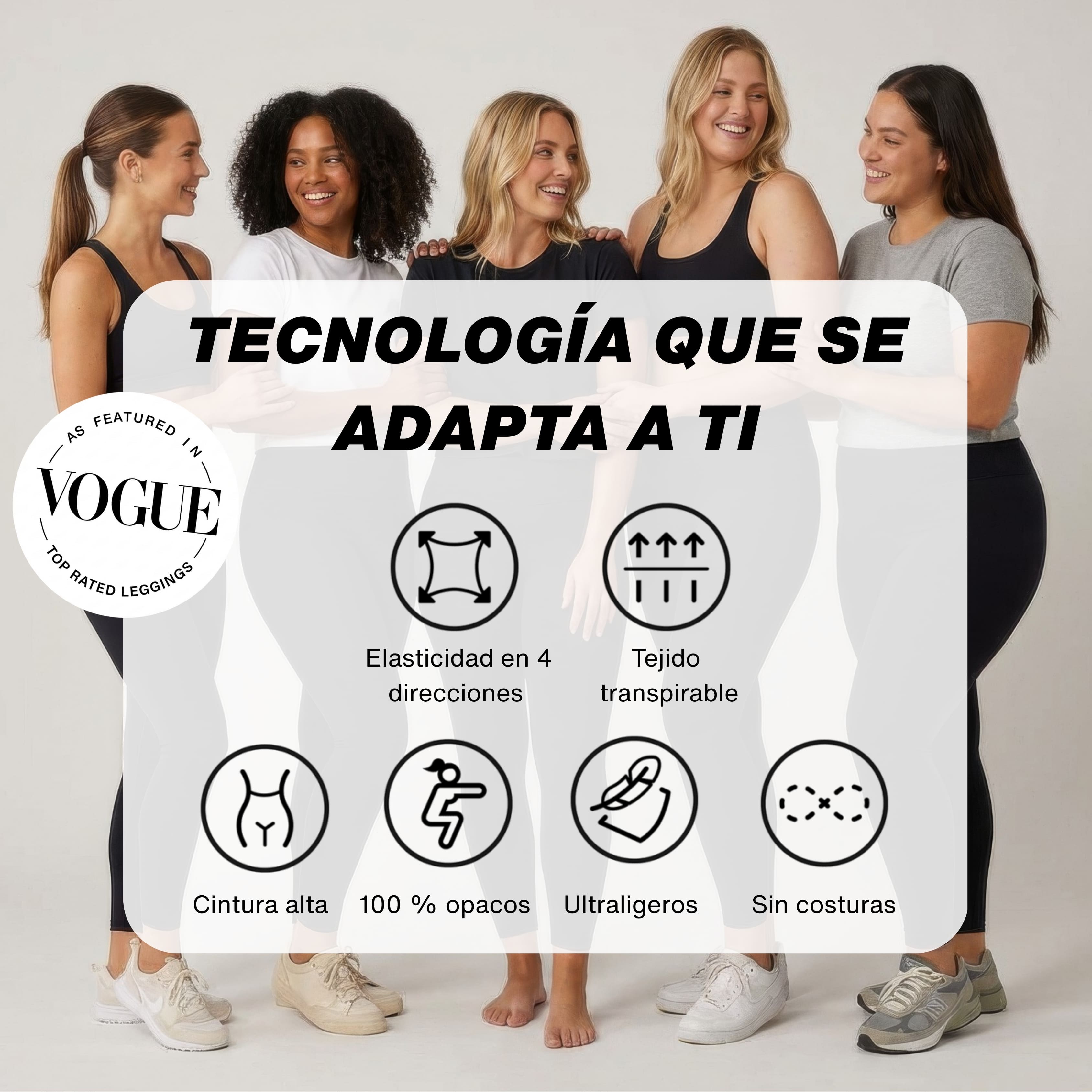 CoreHold™ Sculpt Leggings — efecto adelgazante sin dietas