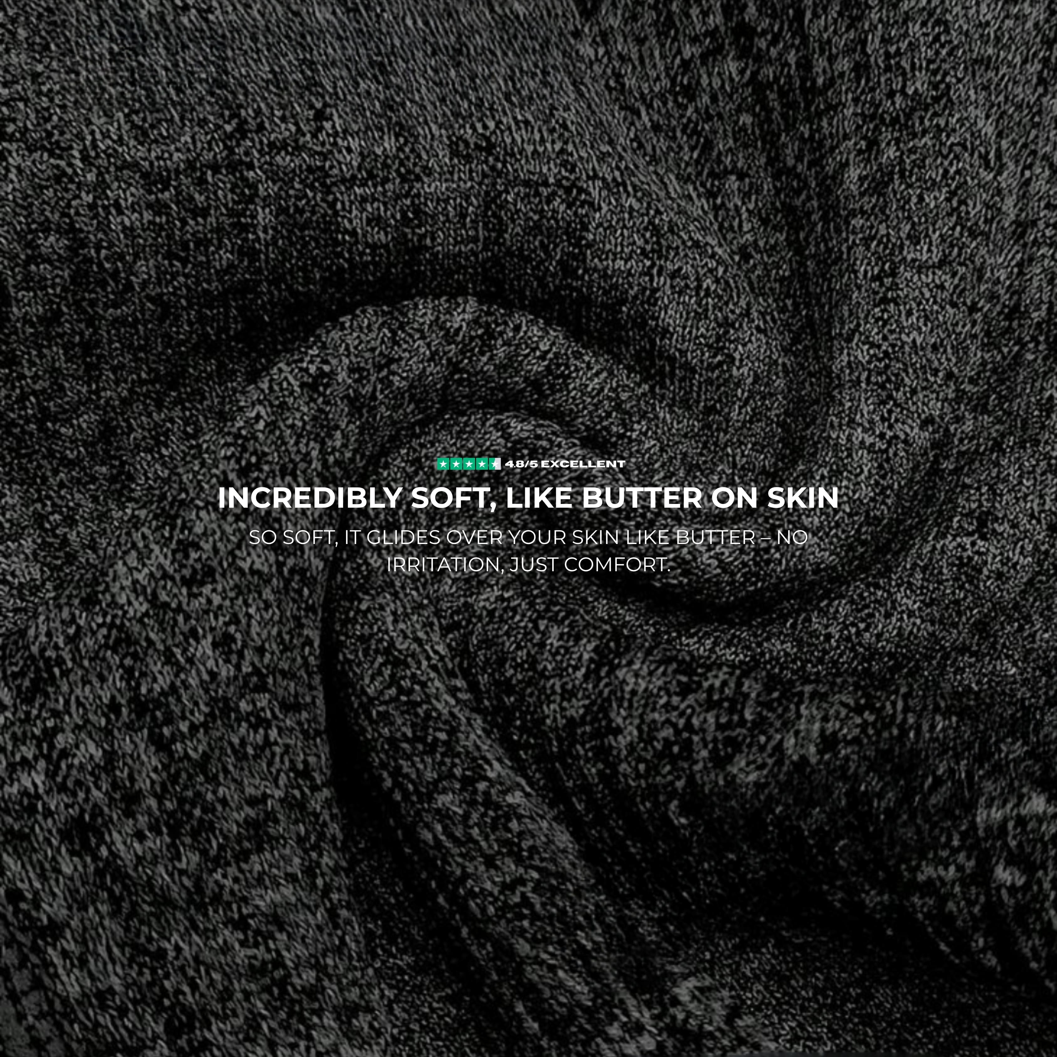 Ribbed Flare Pants - Black