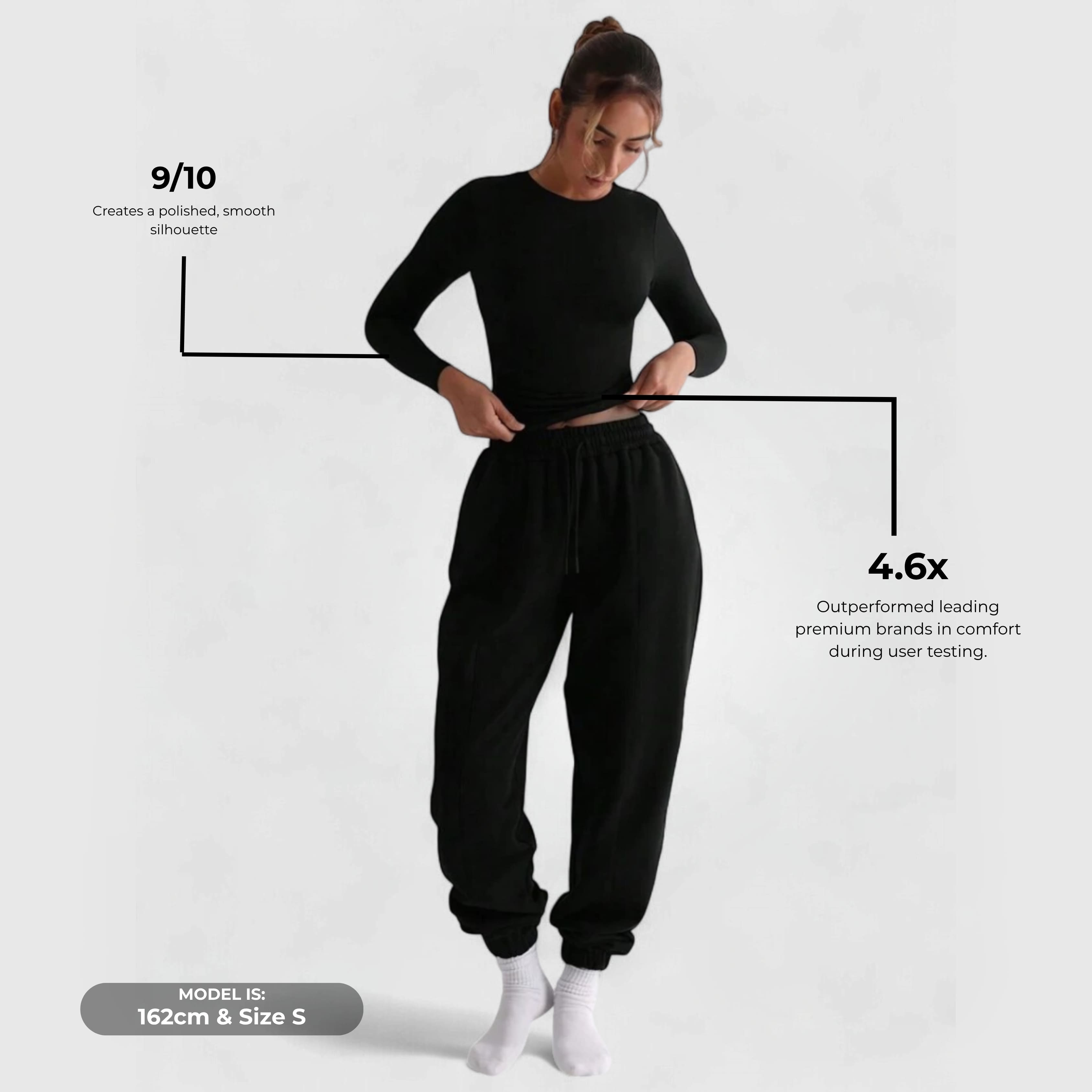 Nord Long Sleeve Top - Black