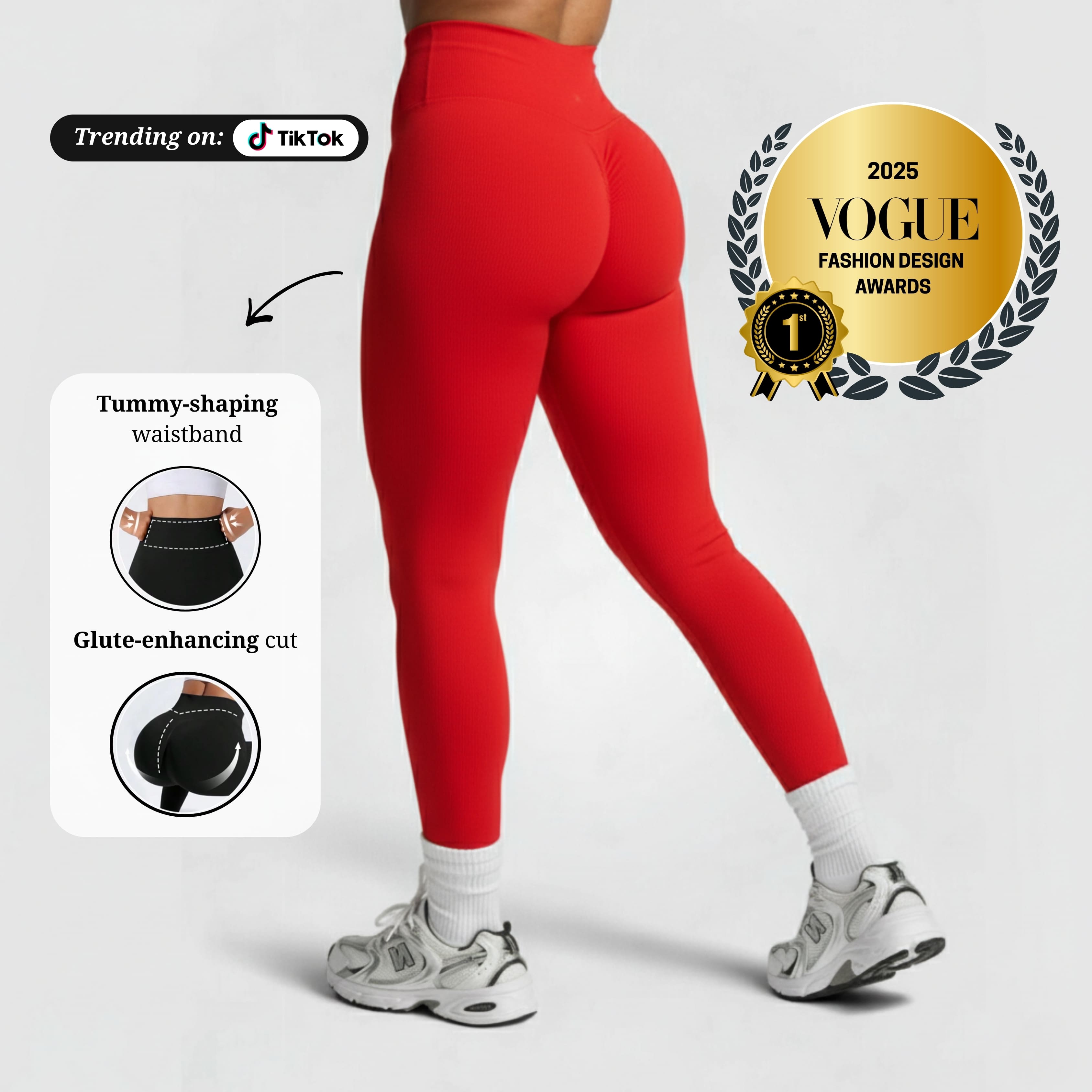 AIMEA Sculpt Leggings - Red