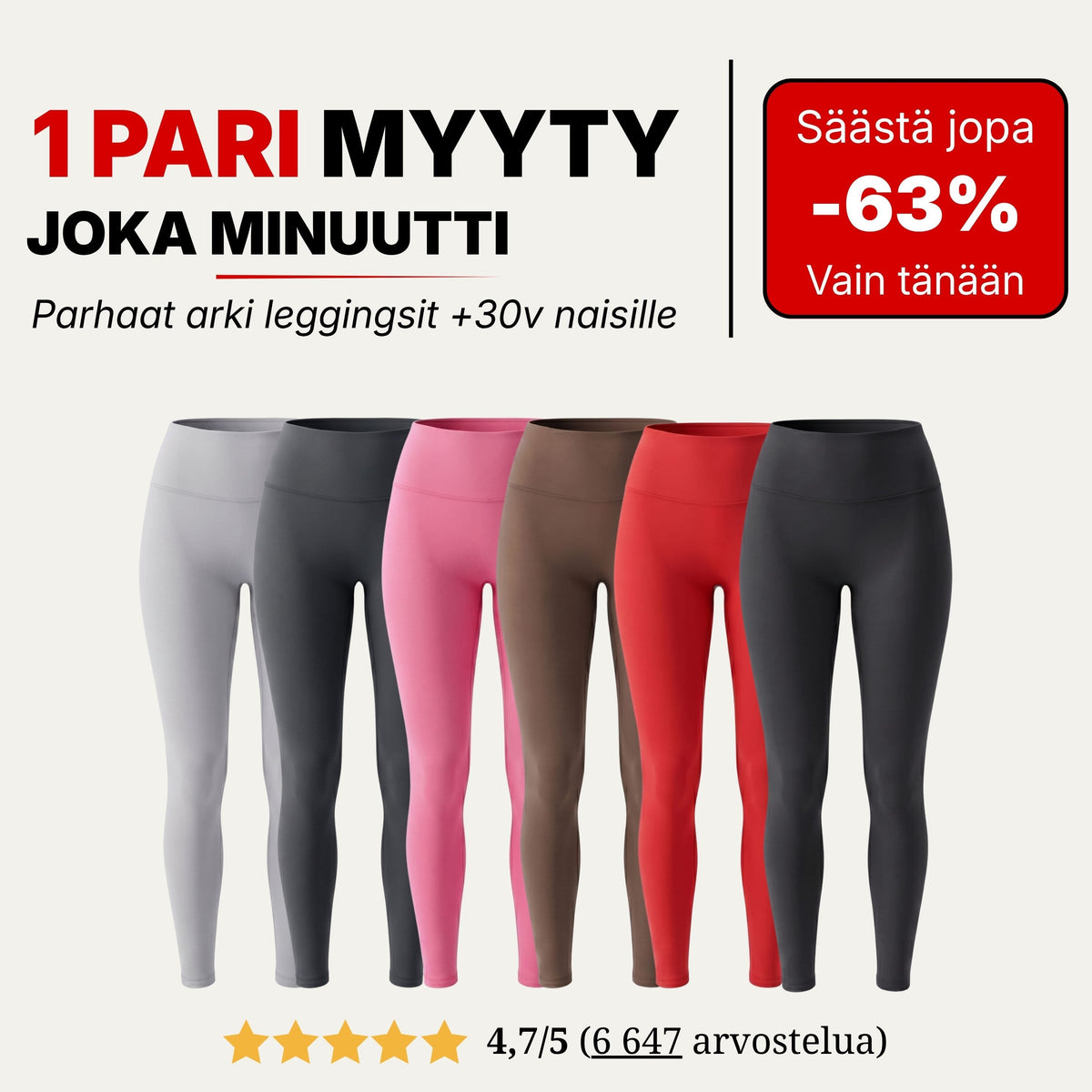 CoreHold™ Sculpt Leggings — hoikentava ilman dieettiä