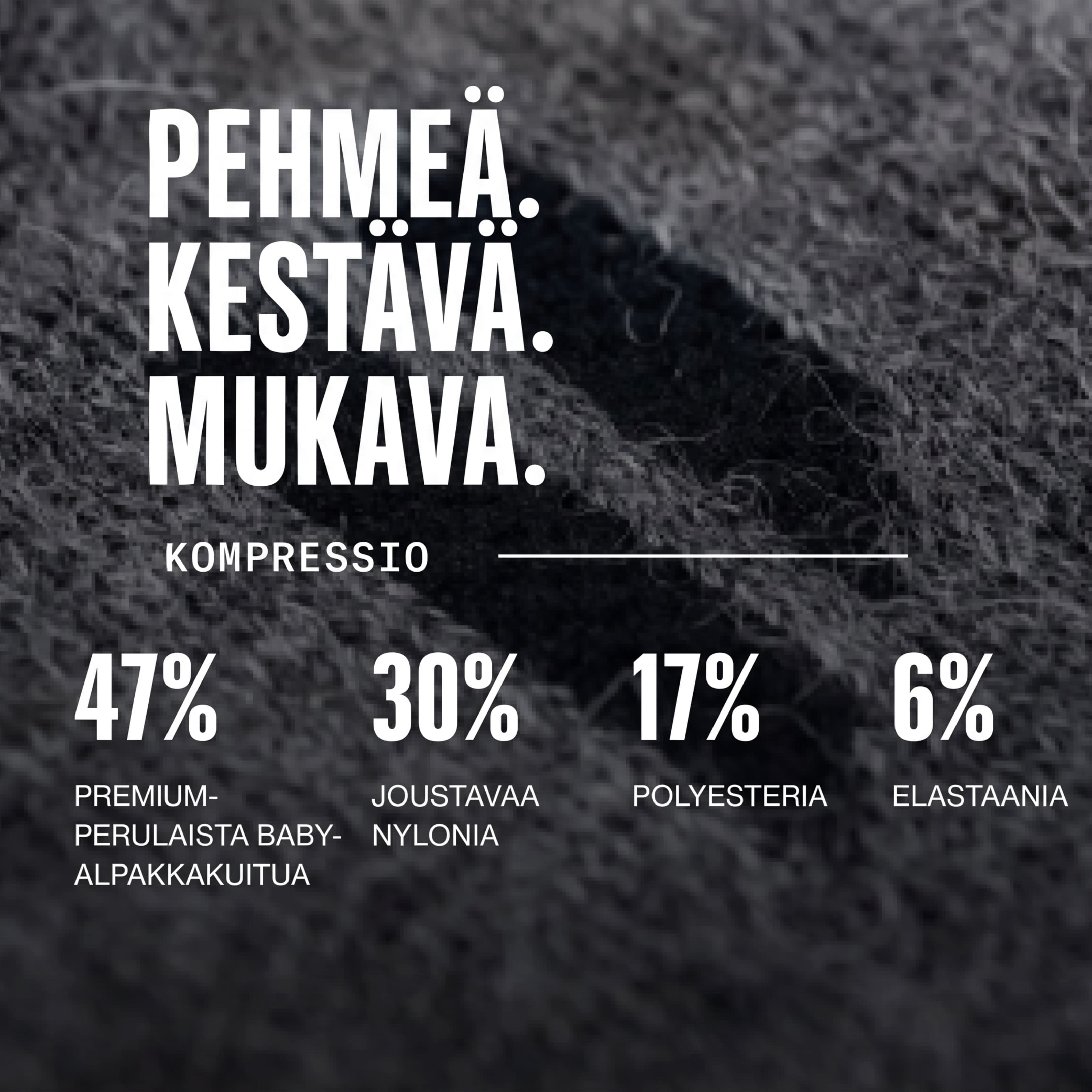 Alpakka Kompressiosukat - Eroon väsyneistä, raskaista ja jomottavista jaloista