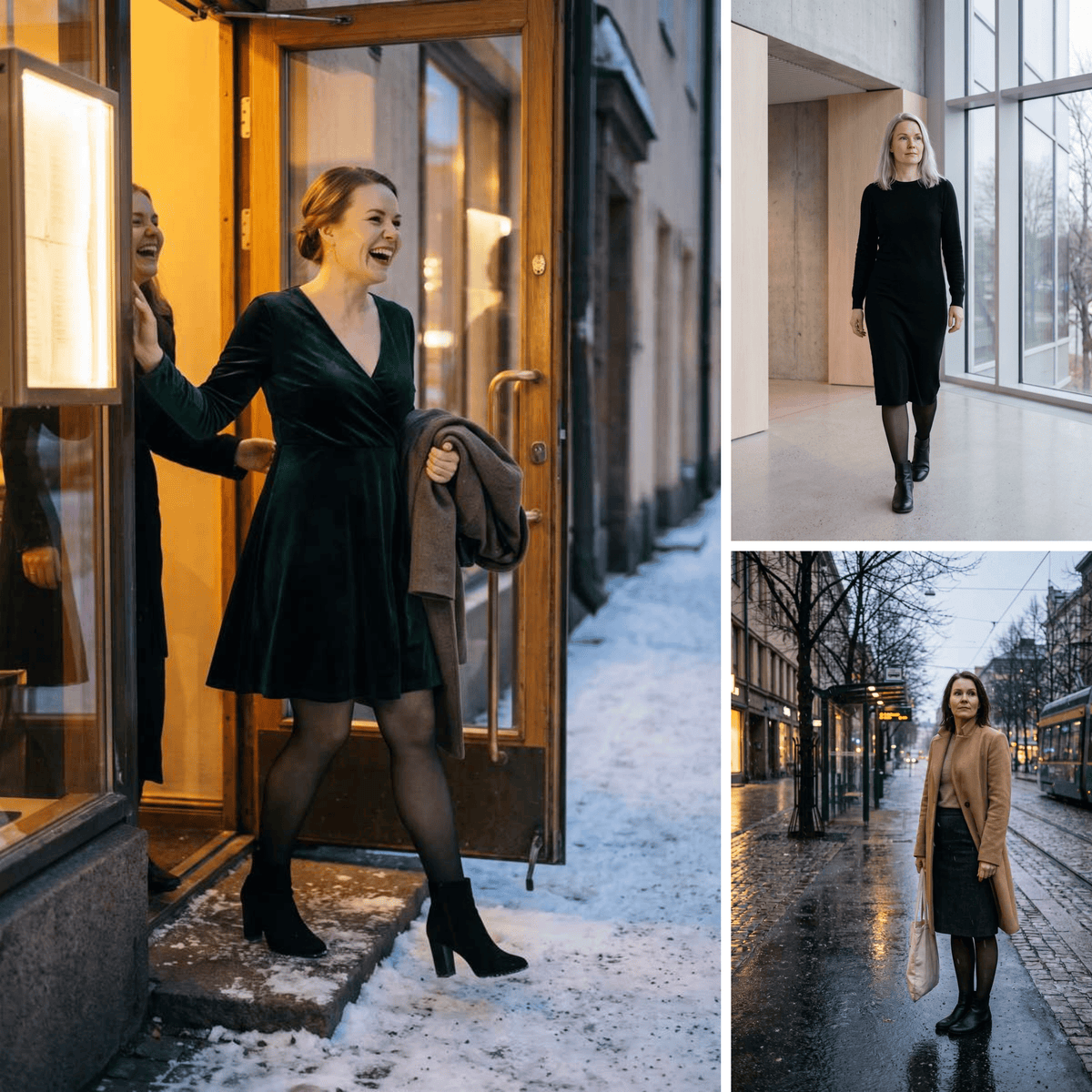 Lumi Thermal Tights - Fleecevuoratut sukkahousut