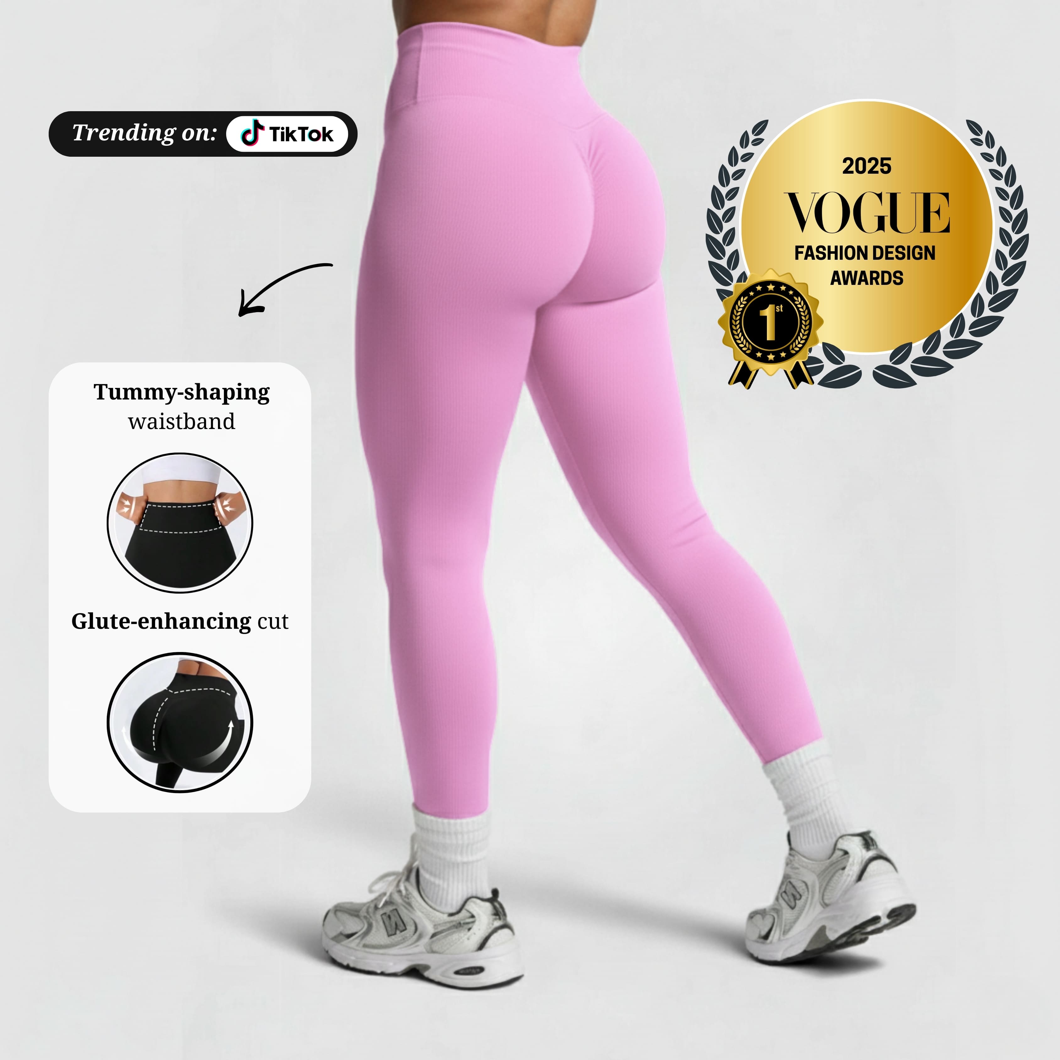 AIMEA Sculpt Leggings - Pink