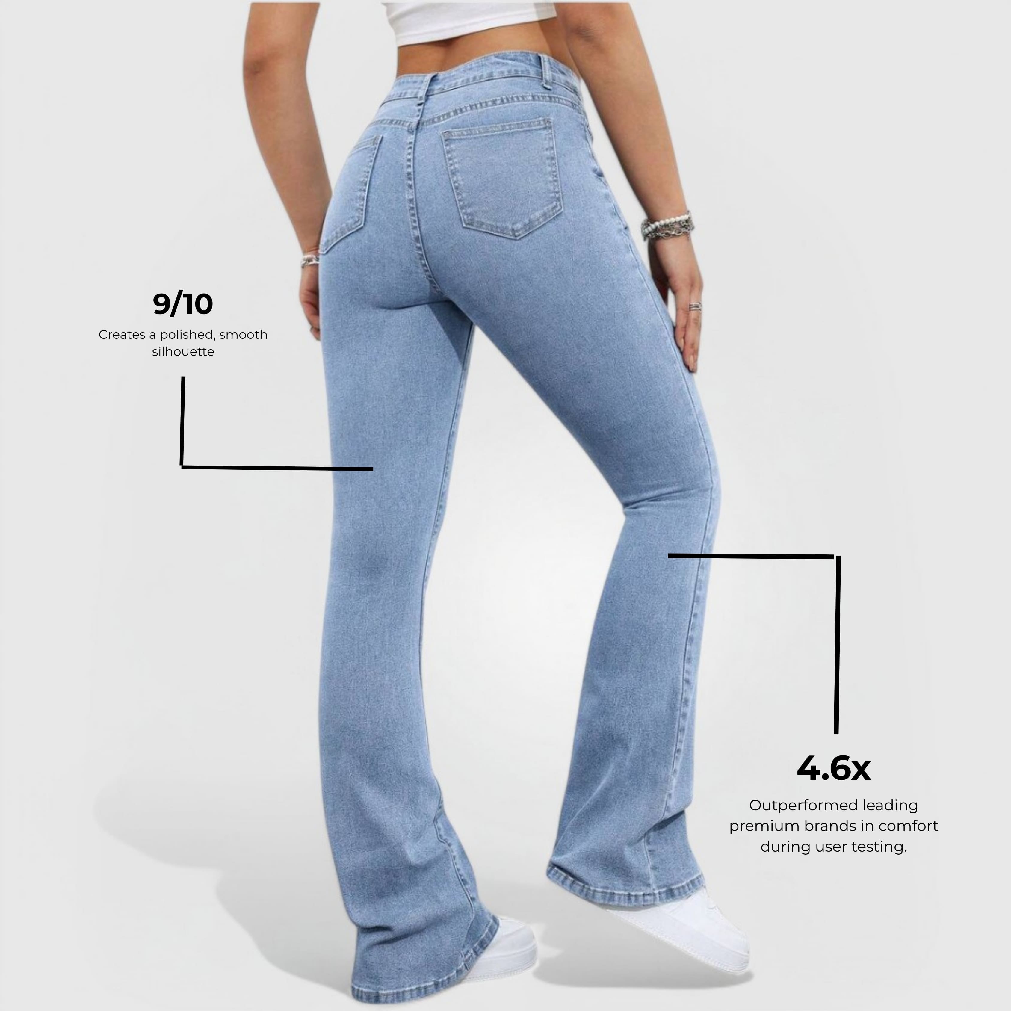 The Everyday Flare Jeans - Blue