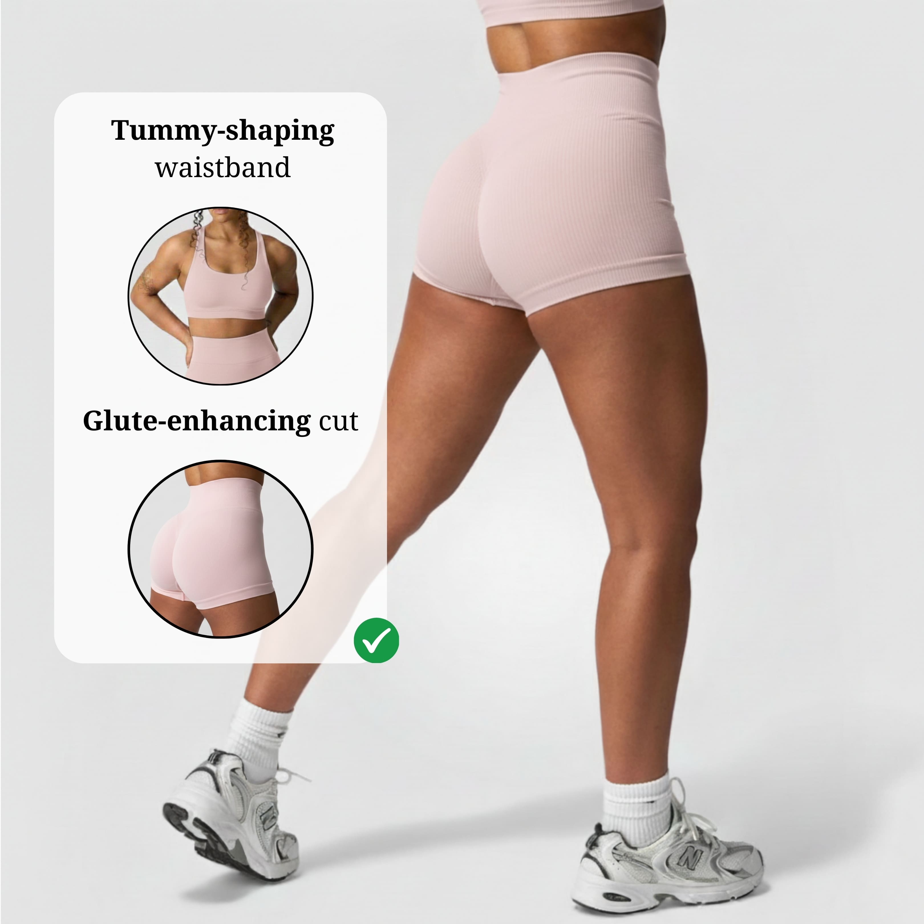 Seamless Shorts - Pink