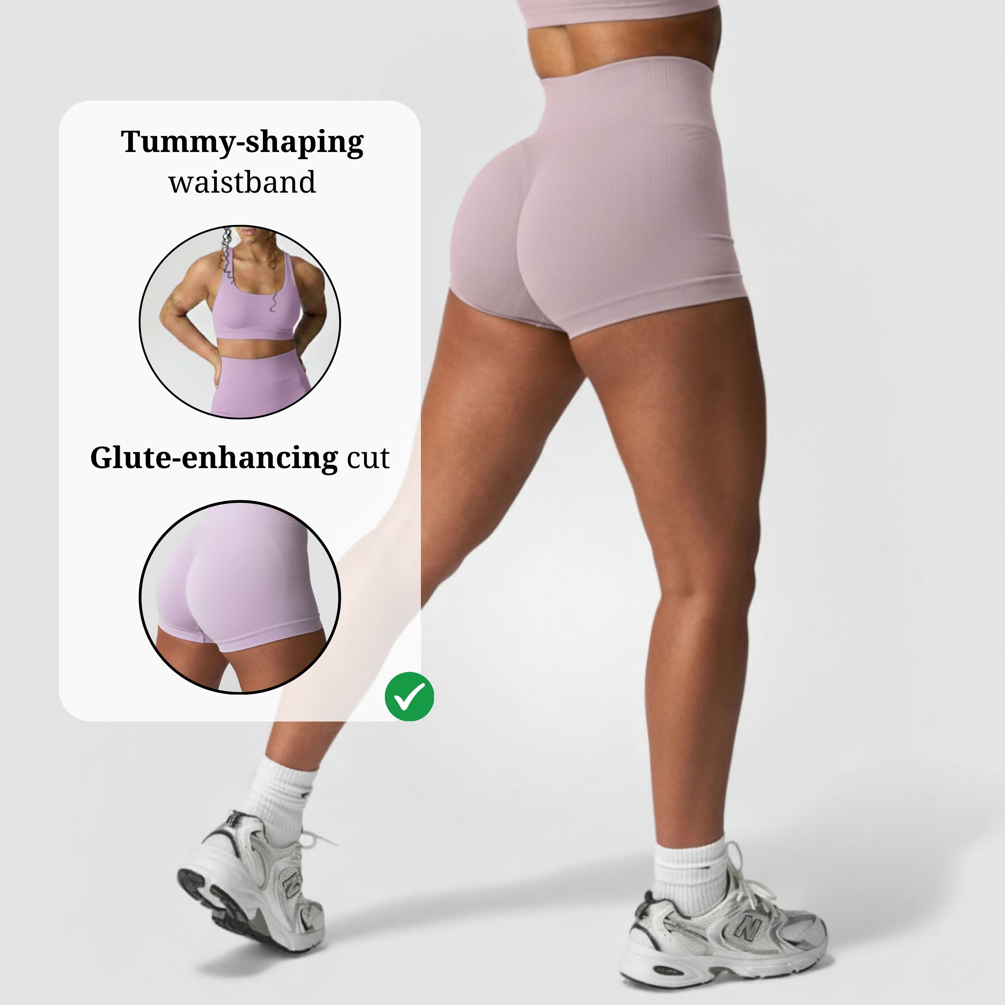 Seamless Shorts - Purple