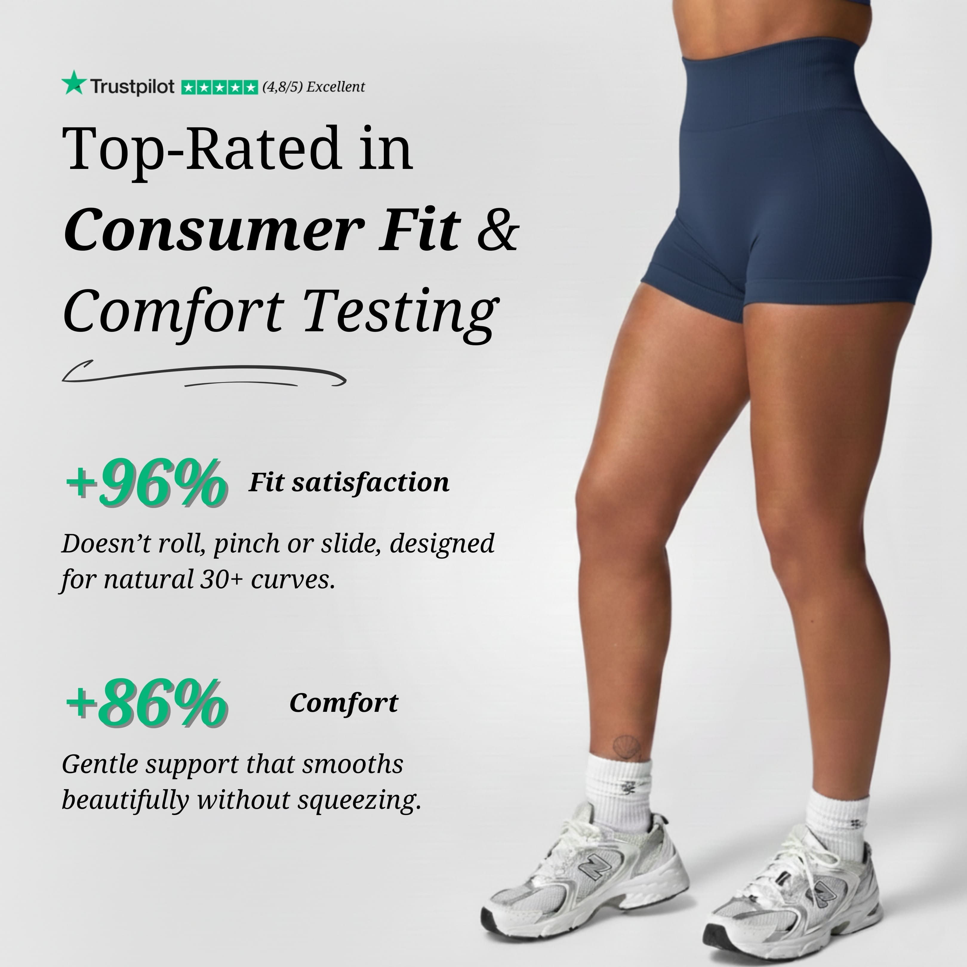 Seamless Shorts - Dark Blue