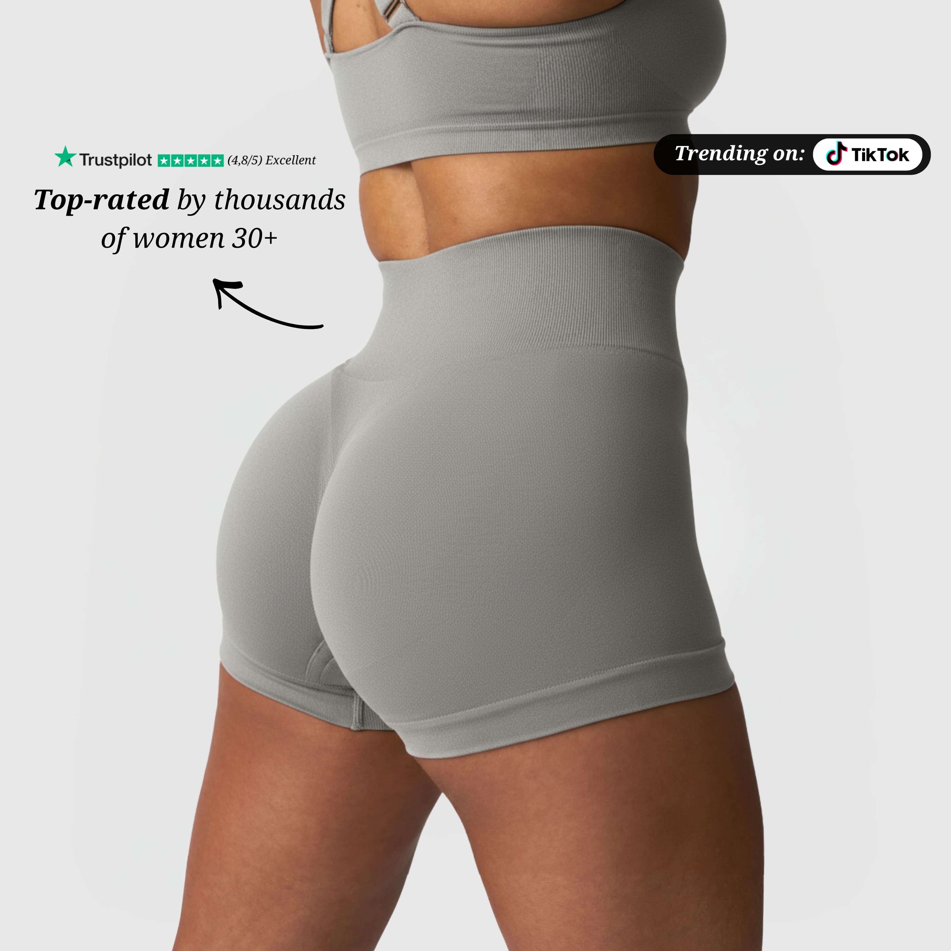 Seamless Shorts - Stone