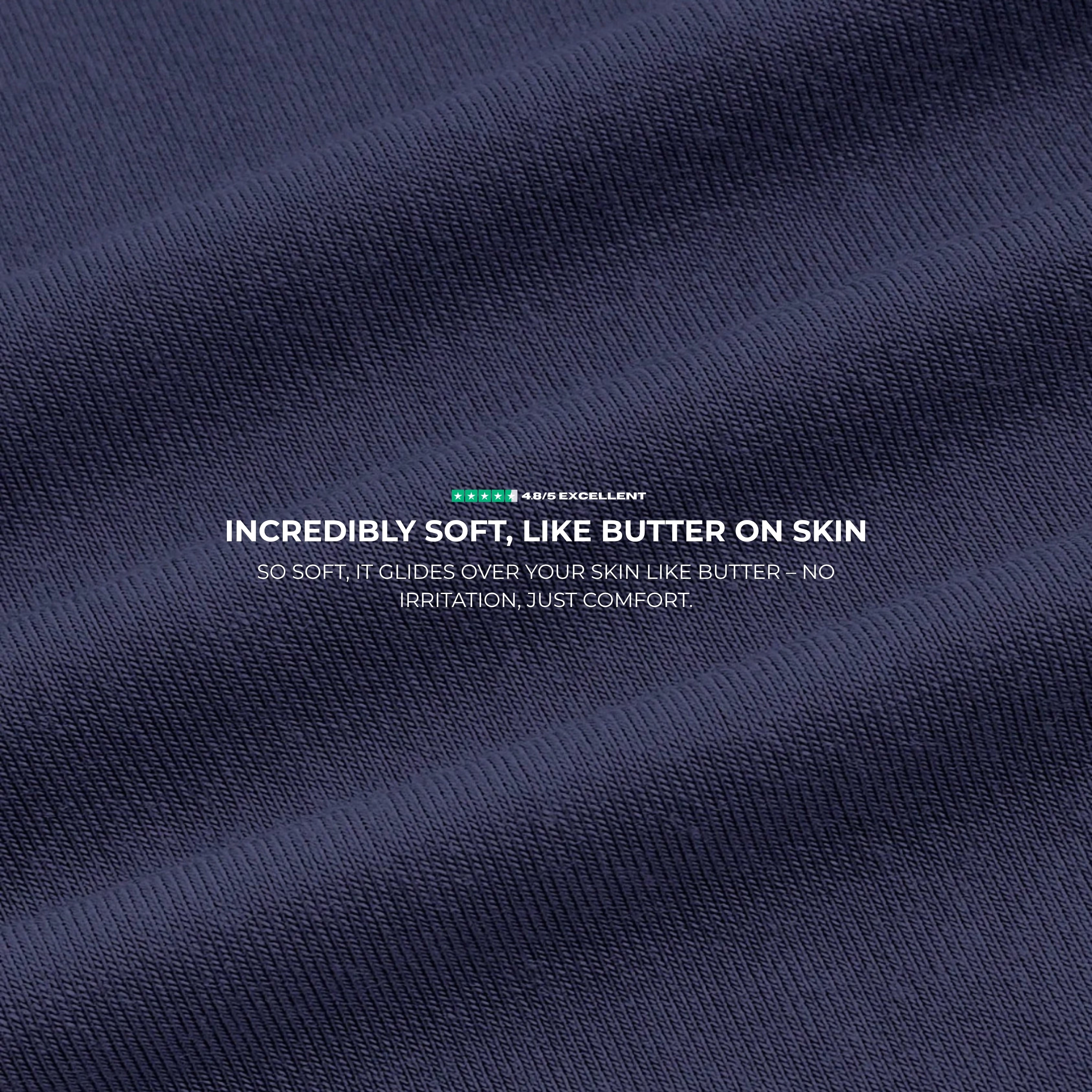 Close-up of soft blue fabric texture highlighting comfort of the Soft Lace Cami - Blue with delicate sheen and stretch.