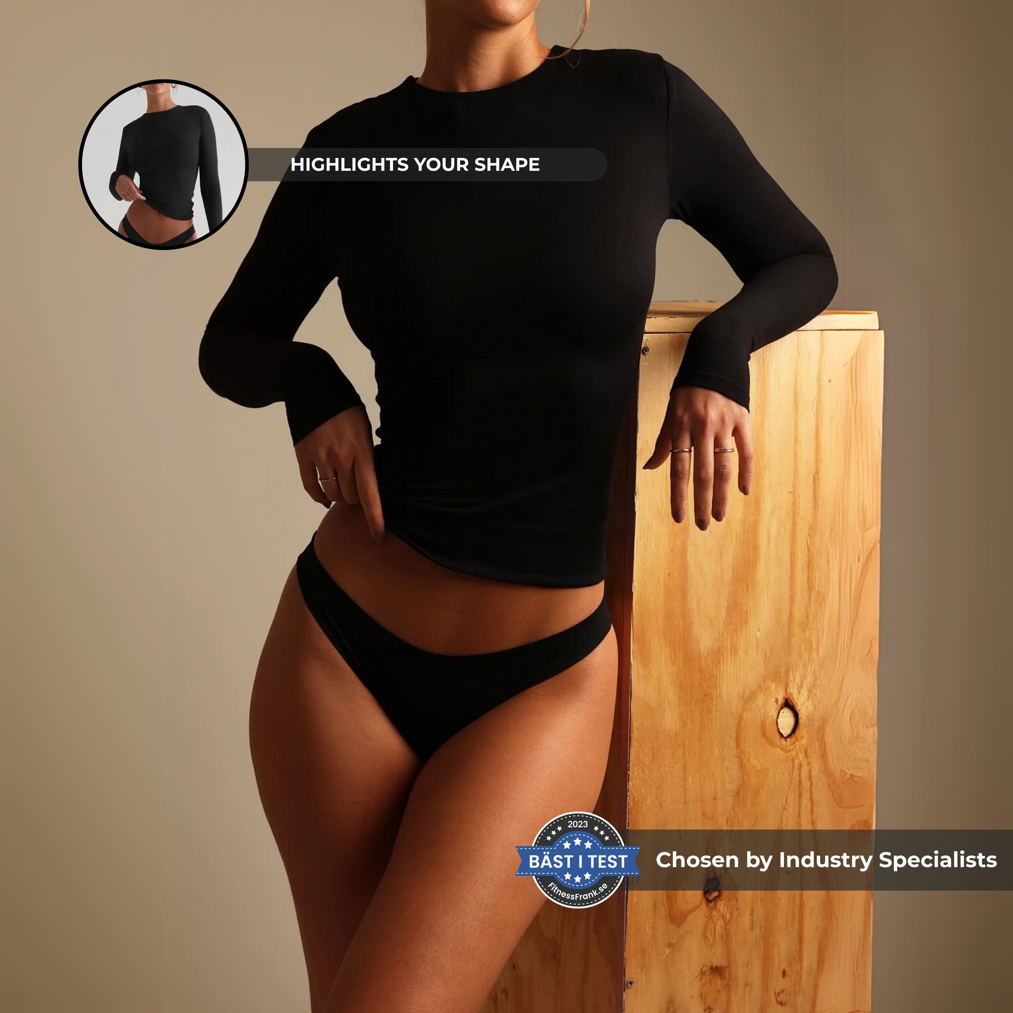 Nord Long Sleeve Top - Black