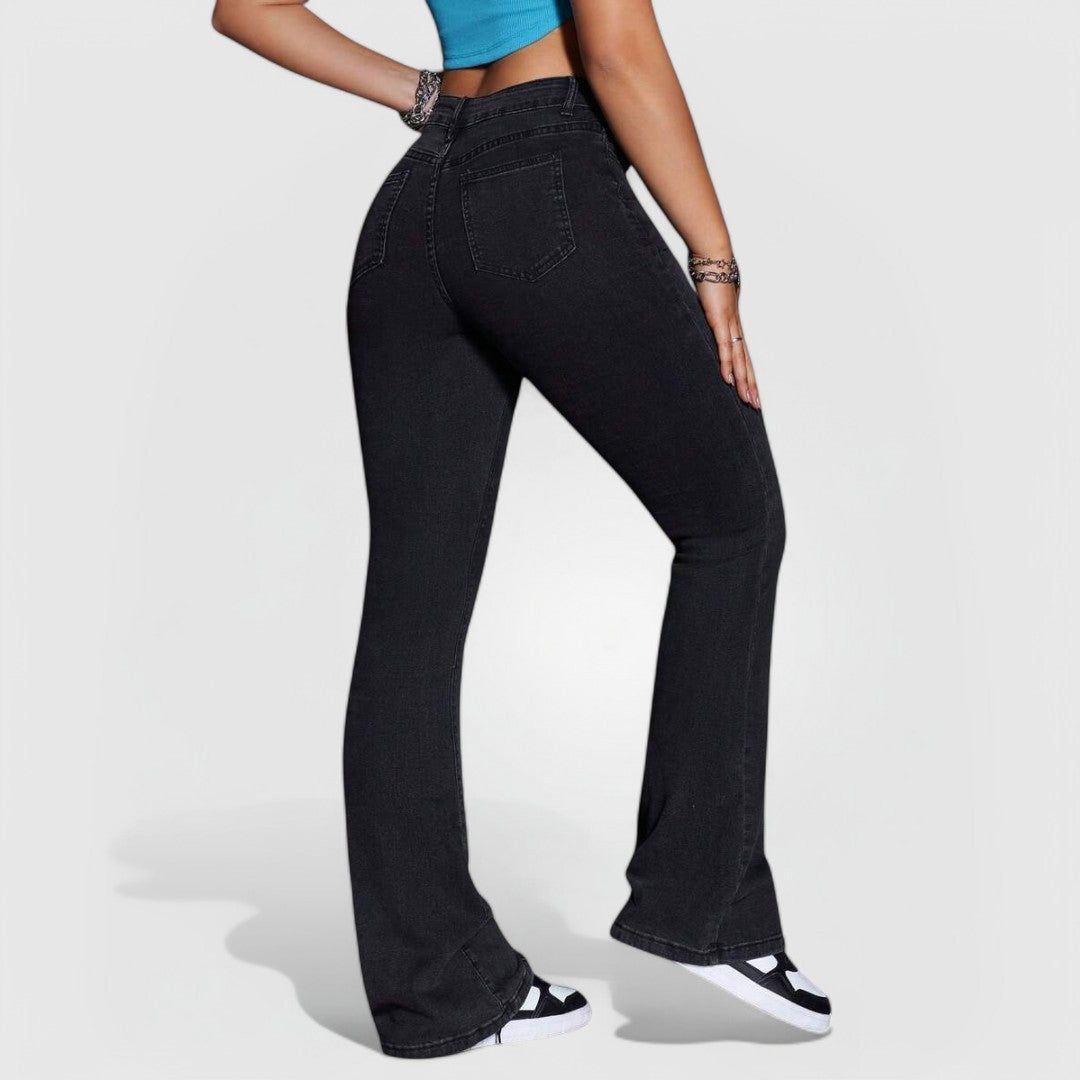 The Everyday Flare Jeans - Black