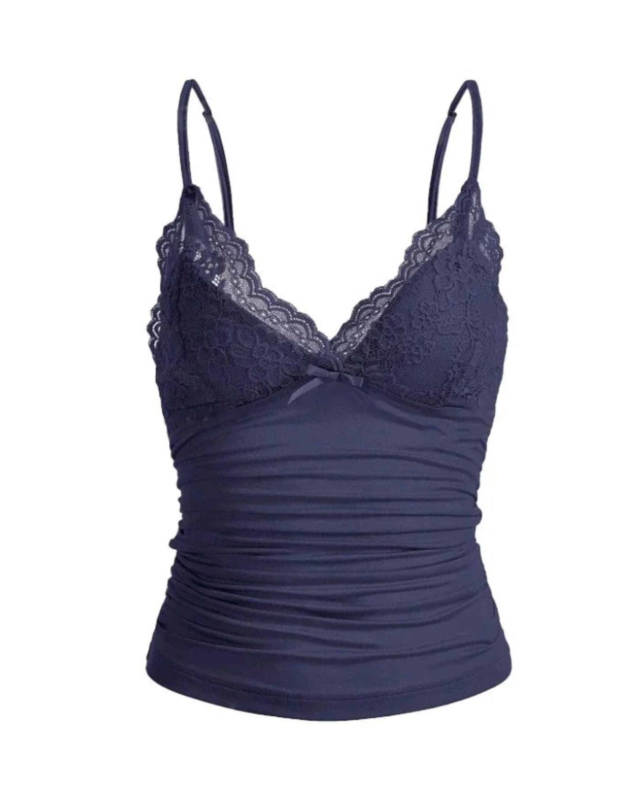 Soft Lace Cami - Sininen