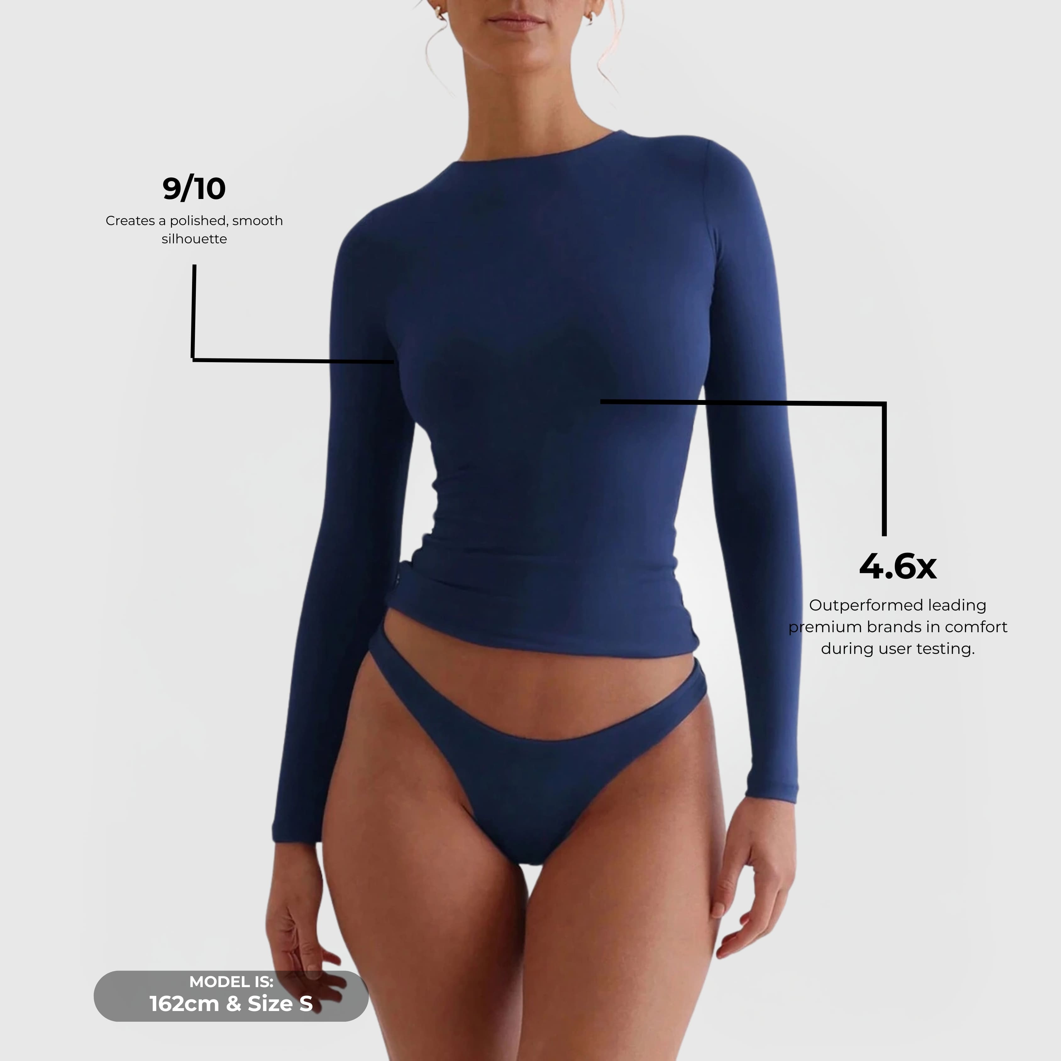 Nord Long Sleeve Top - Blue