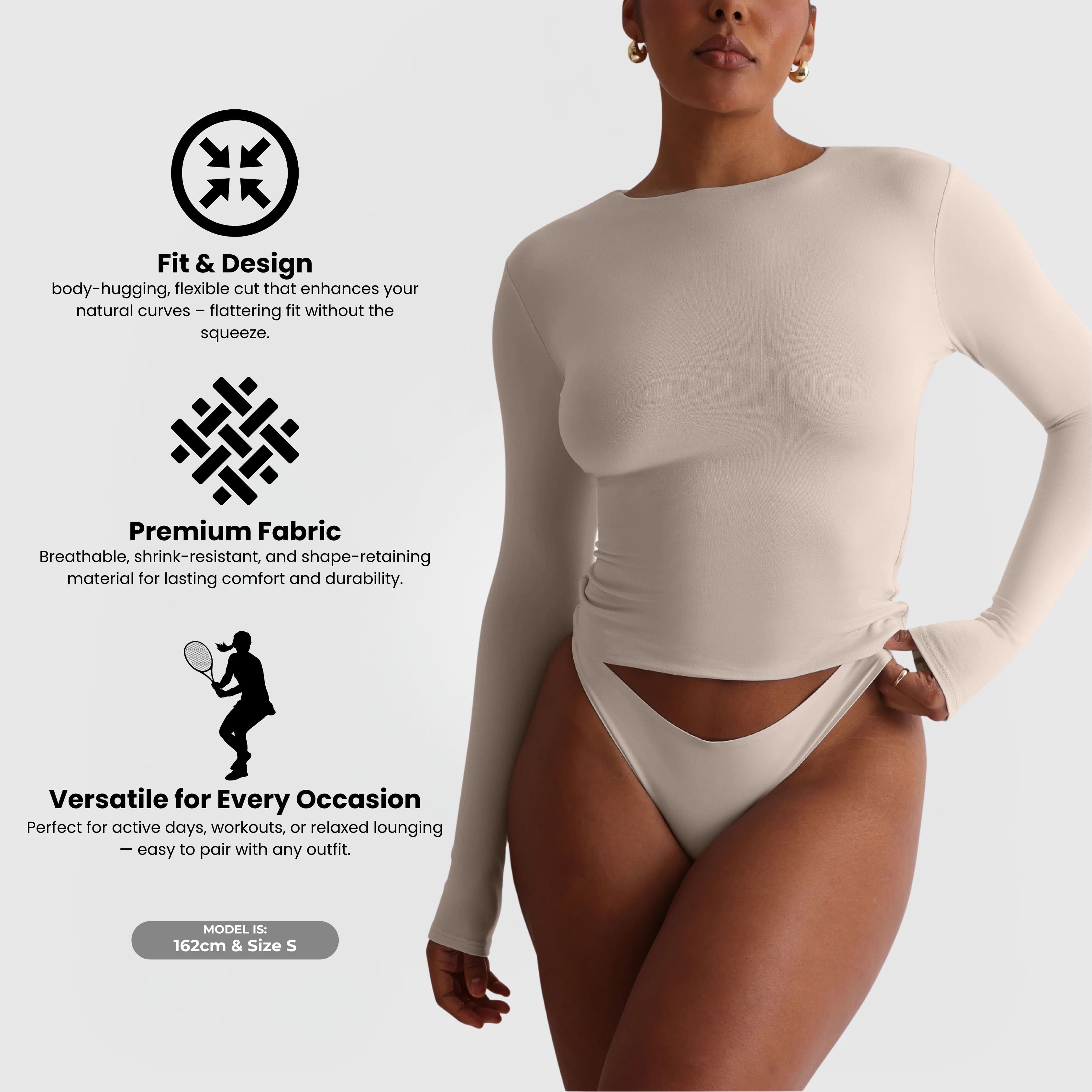 Nord Long Sleeve Top - Cream