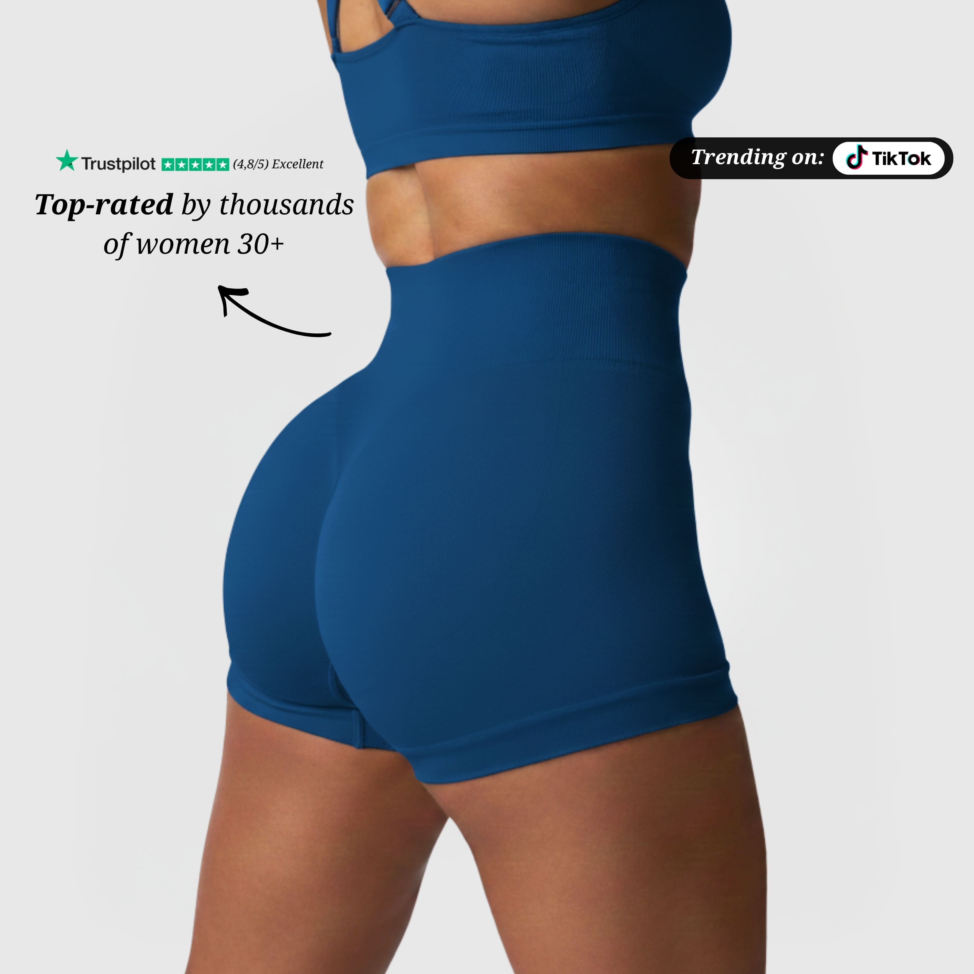 Seamless Shorts - Dark Blue