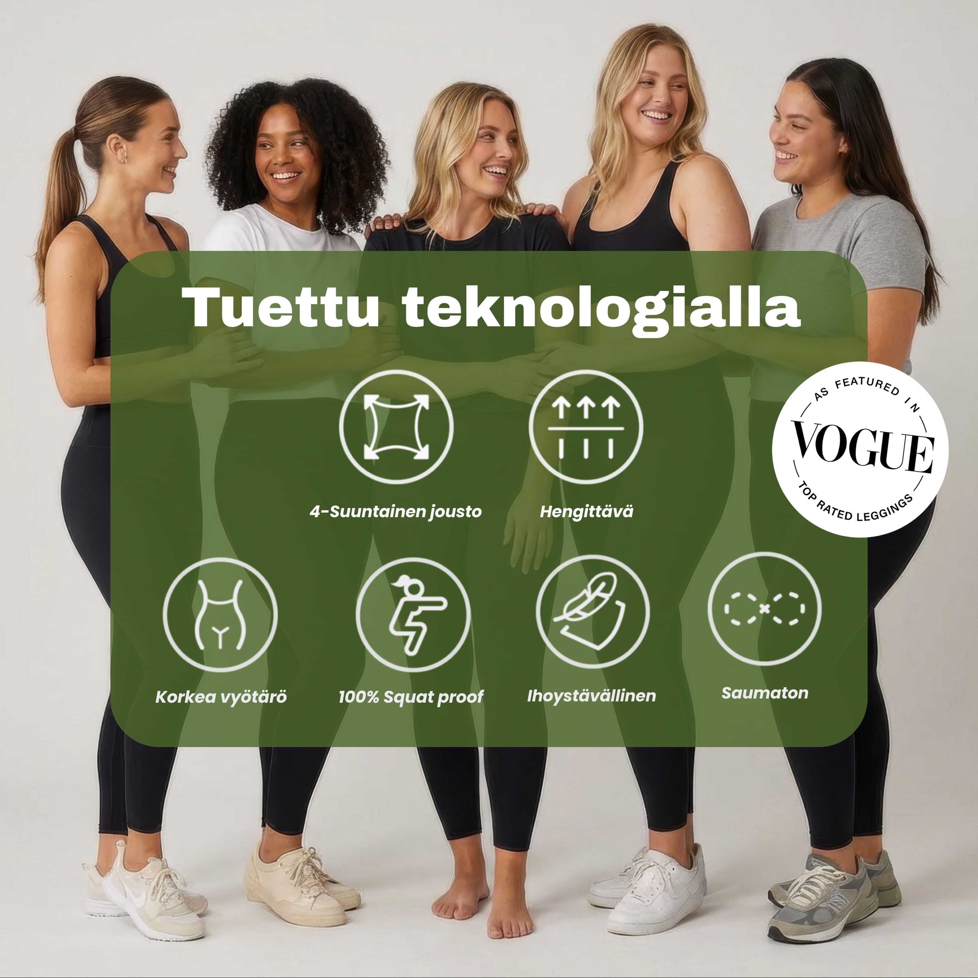 CoreHold™ Sculpt Leggings — hoikentava ilman dieettiä